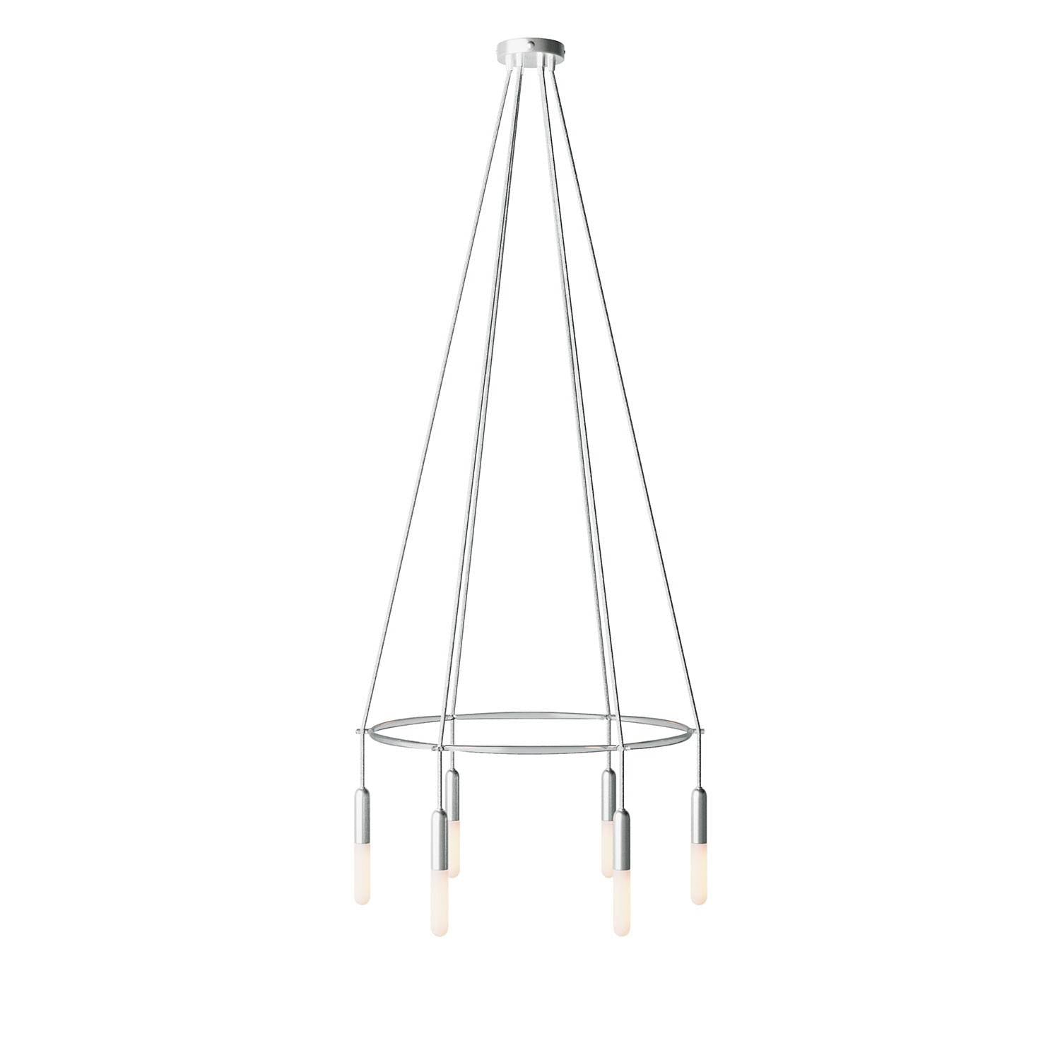Lustr Cage P-light, 6 žárovek E14, průměr 60 cm, výška 127 cm
