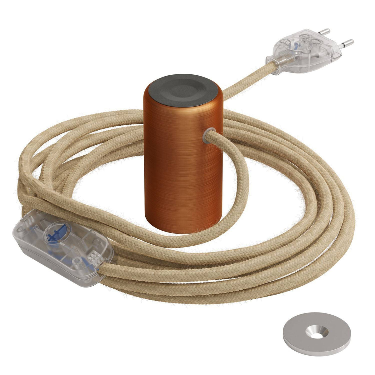 Magnetico®-Plug Elegant, hotové svítidlo s magnetickou objímkou E27, délka kabelu 3 m
