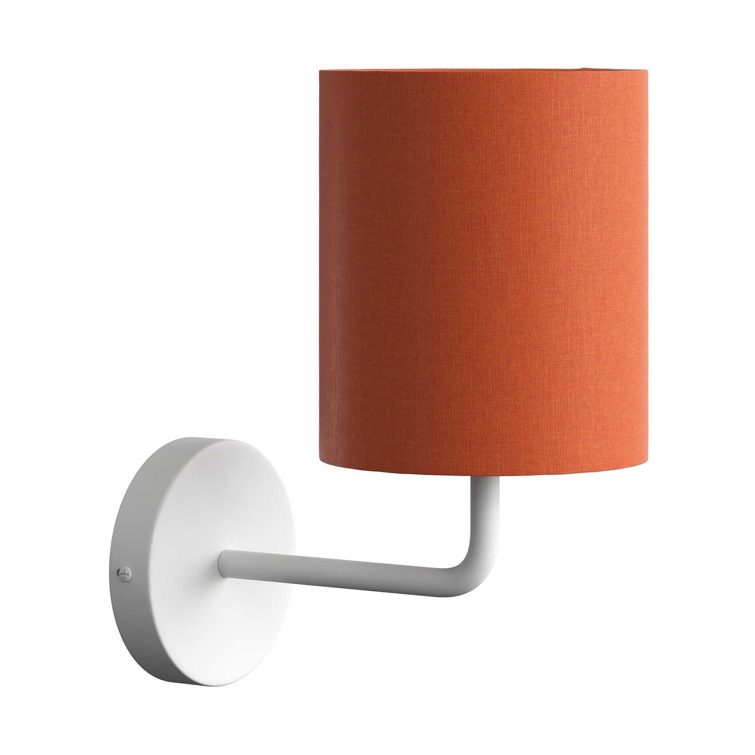 Fermaluce Pastel kovové nástěnné svítidlo s textilním stínidlem Ø 150mm a stmívatelným LED zdrojem 4W