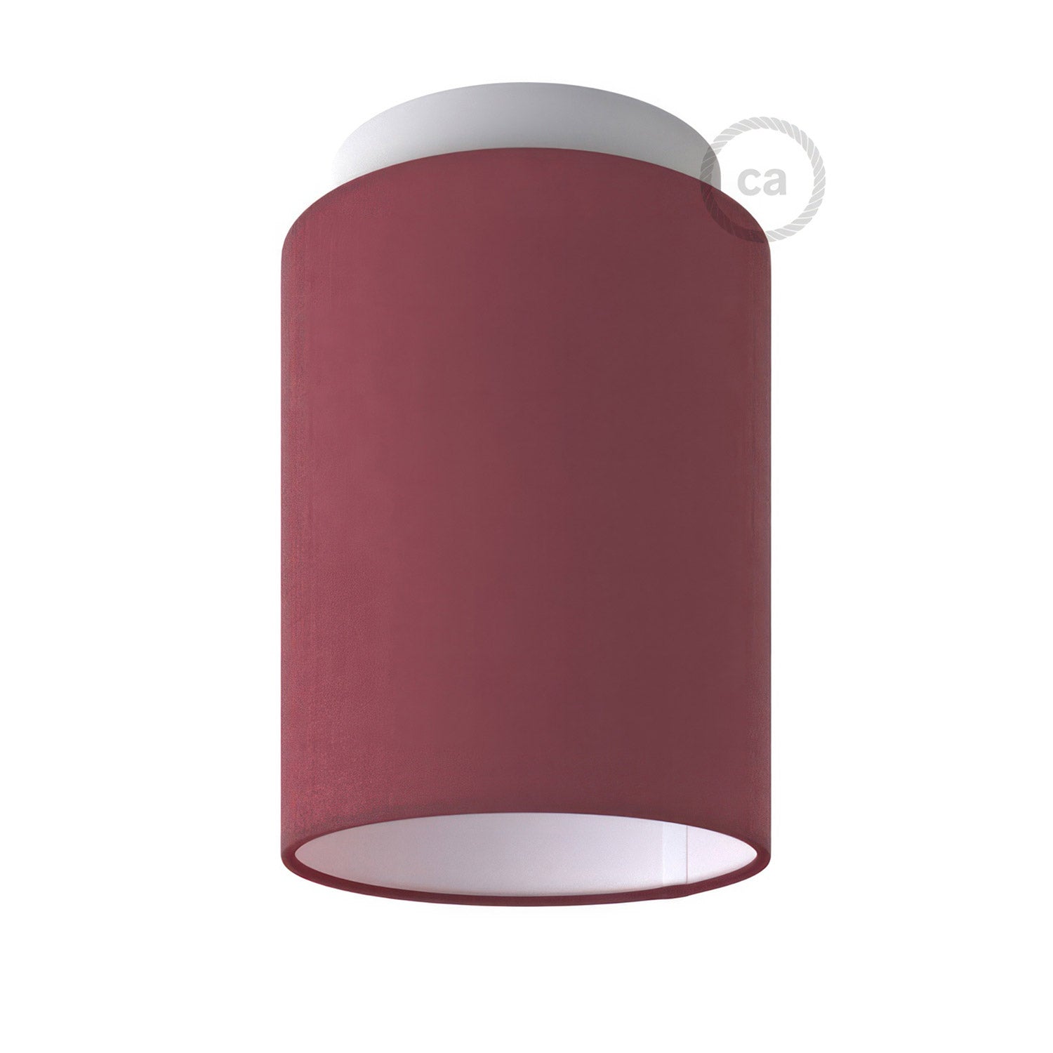 Fermaluce Pastel - kovové svítidlo s válcovým stínidlem, průměr 15 cm, E27, max 53W