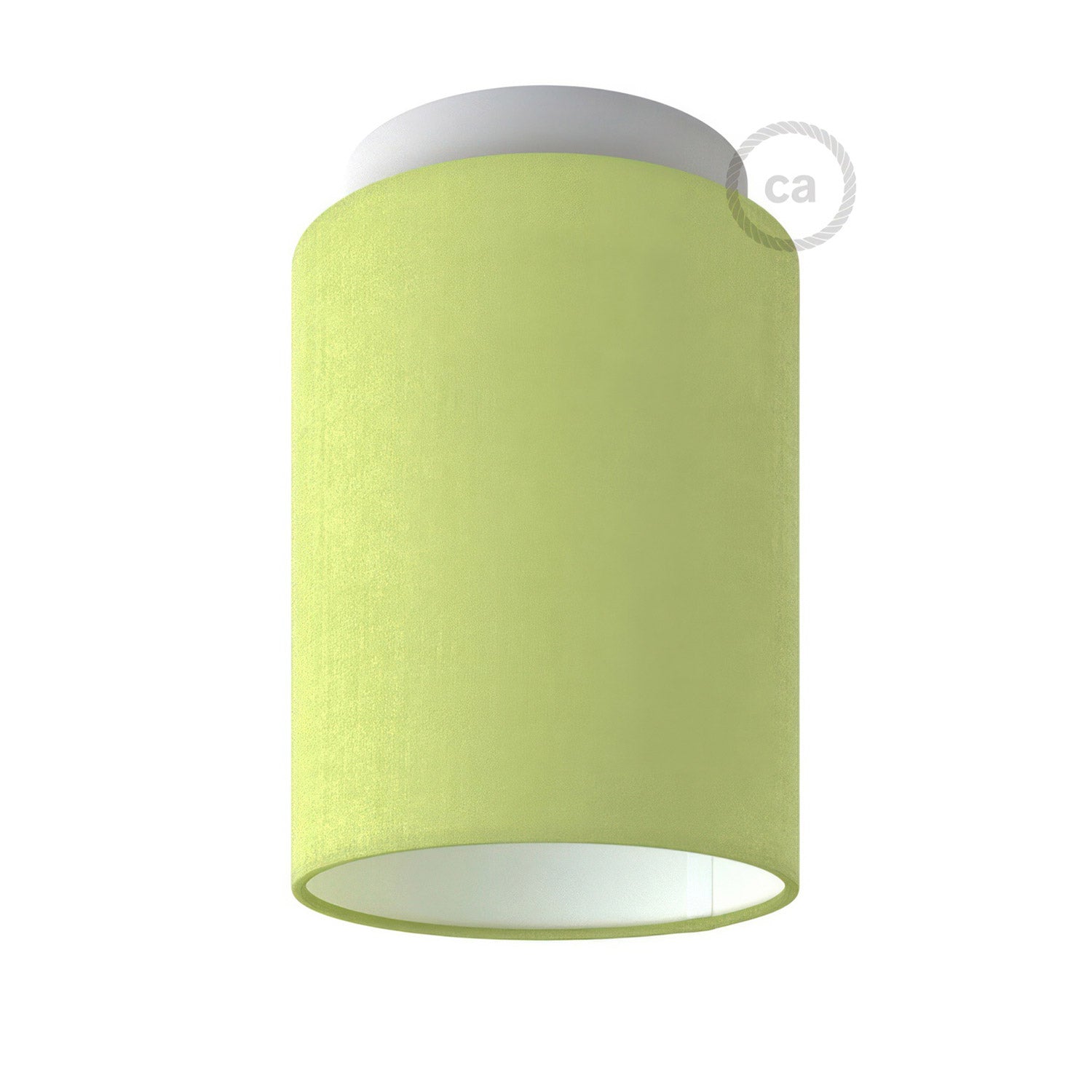 Fermaluce Pastel - kovové svítidlo s válcovým stínidlem, průměr 15 cm, E27, max 53W