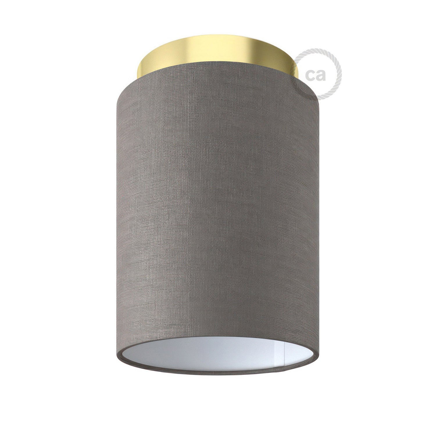 Fermaluce Glam černé textilní stínidlo, Ø 15cm, E27, max 53W