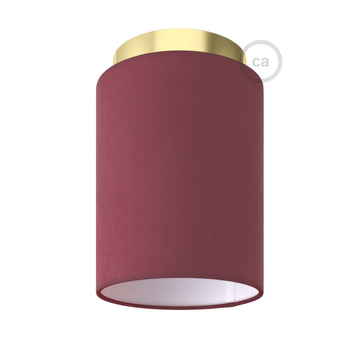 Fermaluce Glam černé textilní stínidlo, Ø 15cm, E27, max 53W