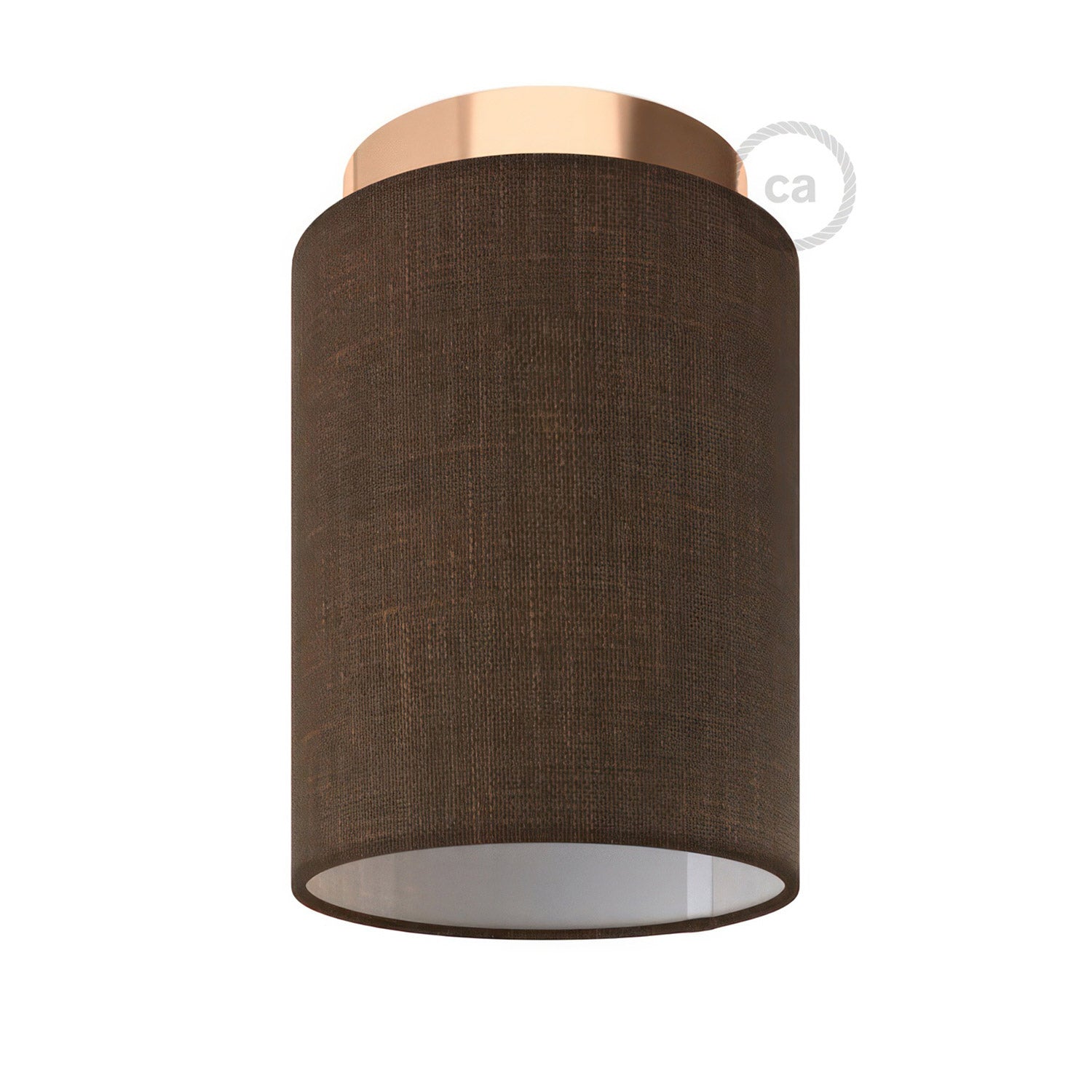 Fermaluce Glam černé textilní stínidlo, Ø 15cm, E27, max 53W
