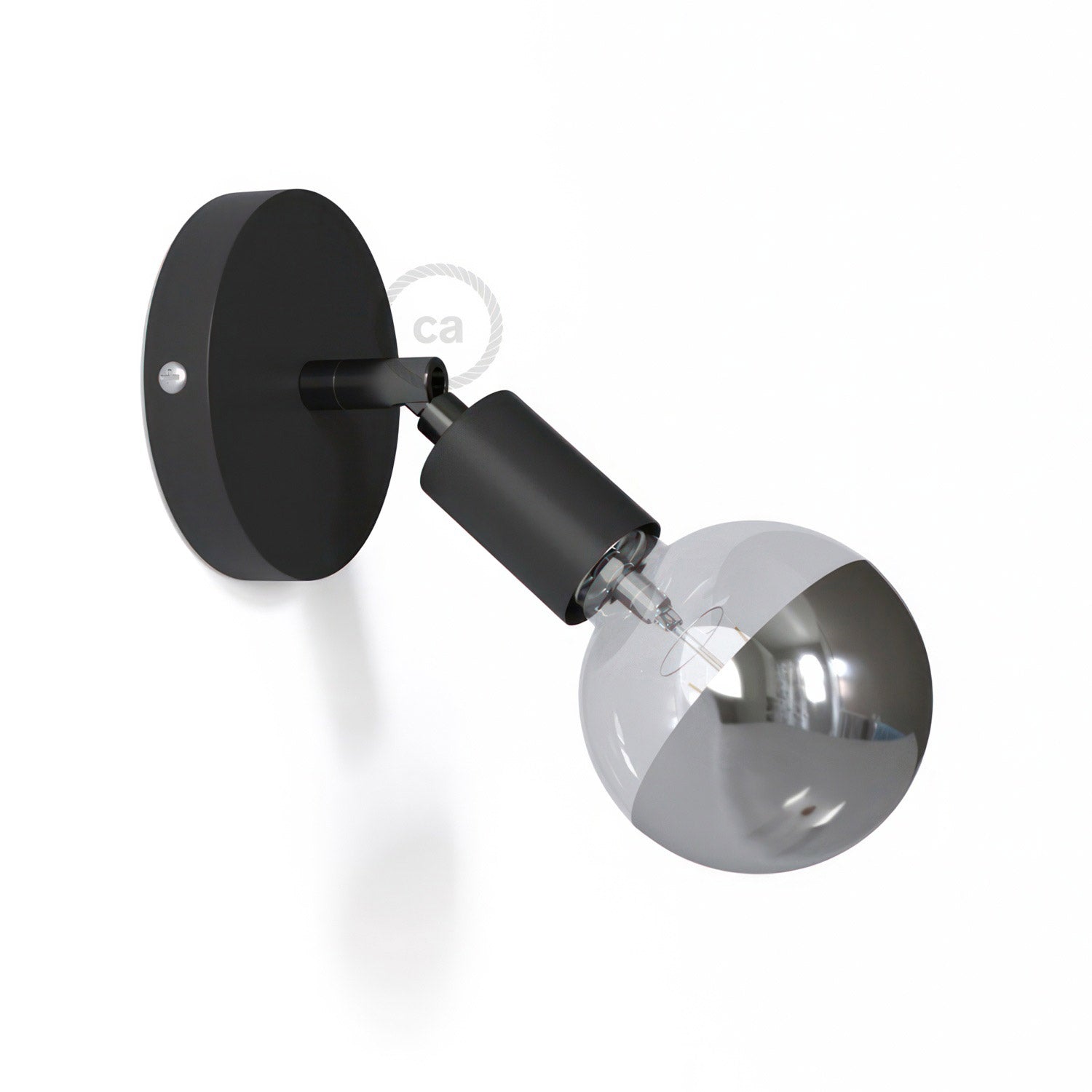 Fermaluce Metal 90°, nastavitelné nástěnné svítidlo E27, průměr 12 cm, max 42 W
