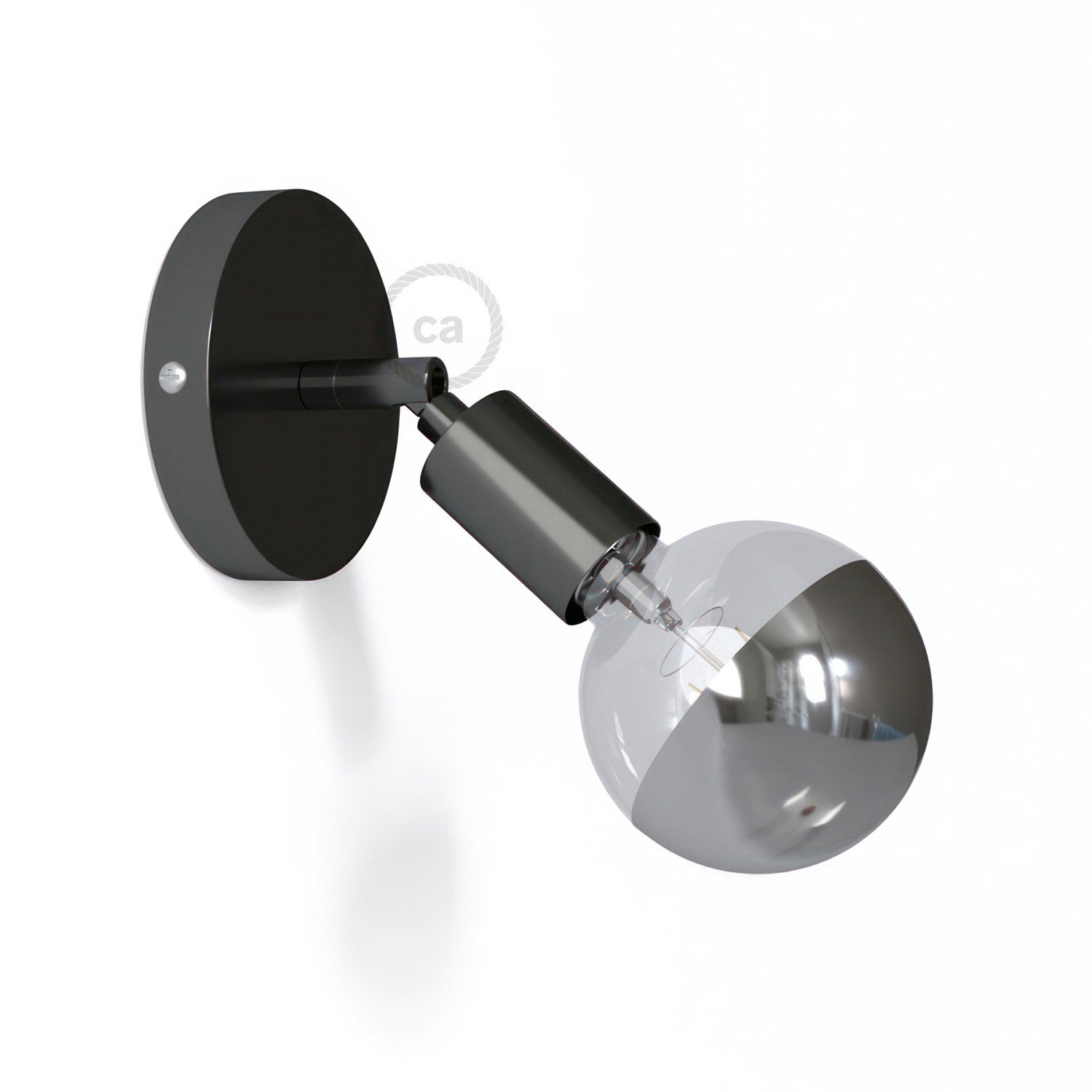 Fermaluce Metal 90°, nastavitelné nástěnné svítidlo E27, průměr 12 cm, max 42 W