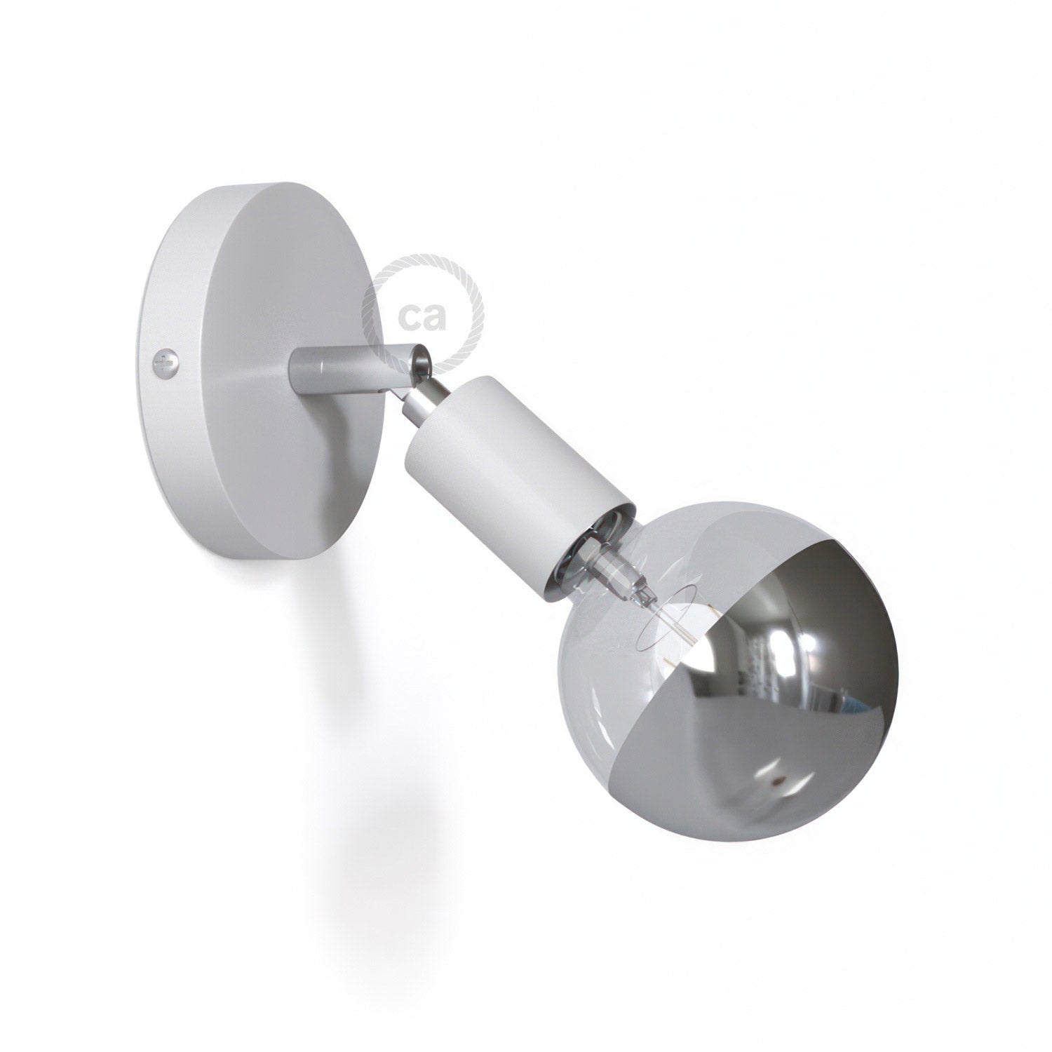 Fermaluce Metal 90°, nastavitelné nástěnné svítidlo E27, průměr 12 cm, max 42 W