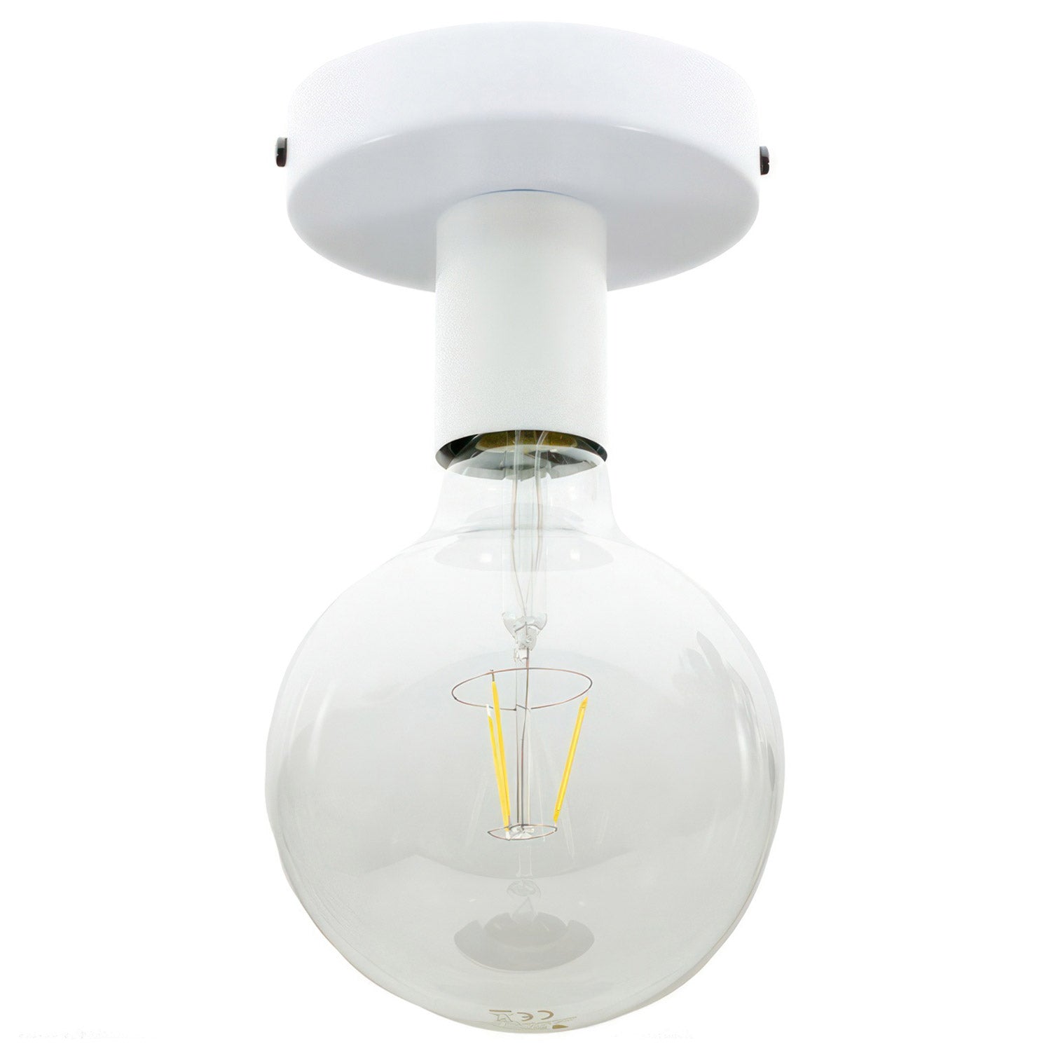 Fermaluce Metal, nástěnné/stropní svítidlo E27, průměr 12 cm, max 53W