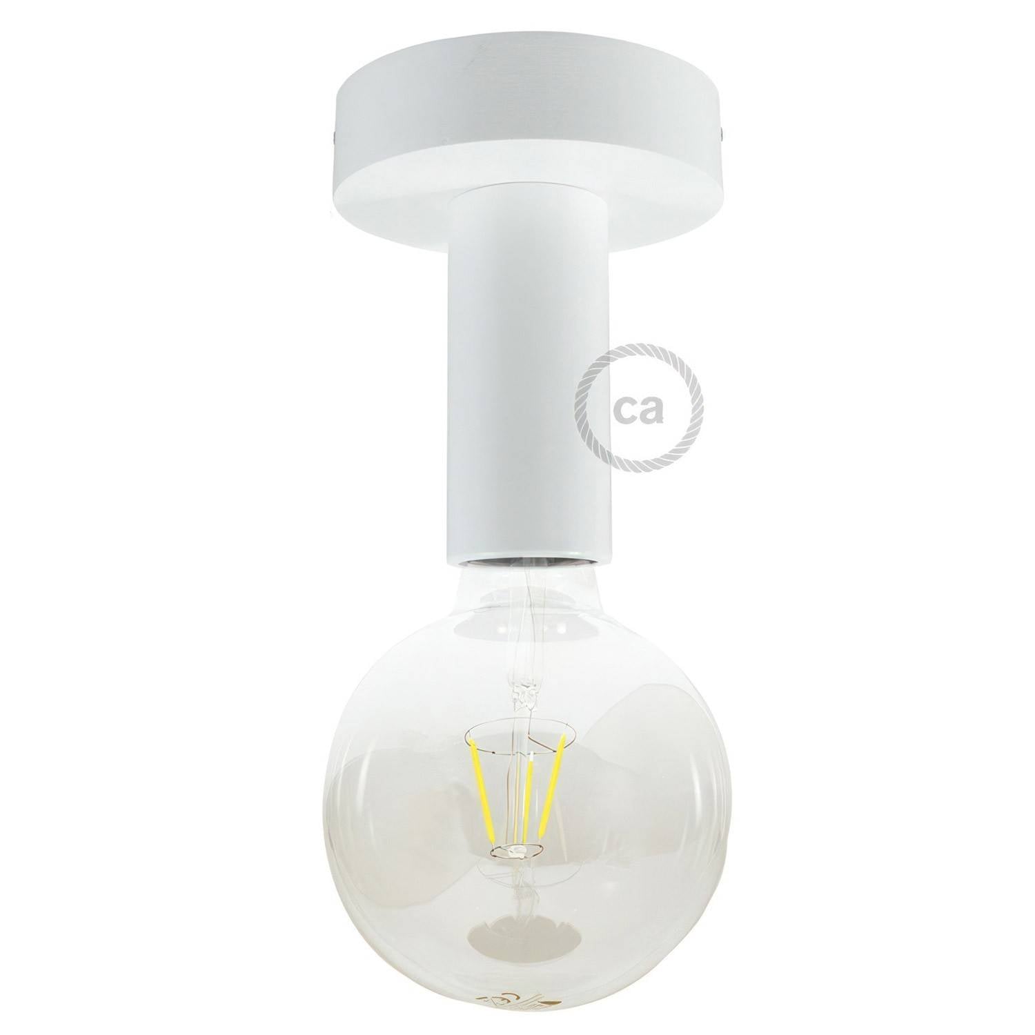 Fermaluce Wood M, lakované dřevěné zápustné svítidlo E27, max 70W, průměr 12 cm