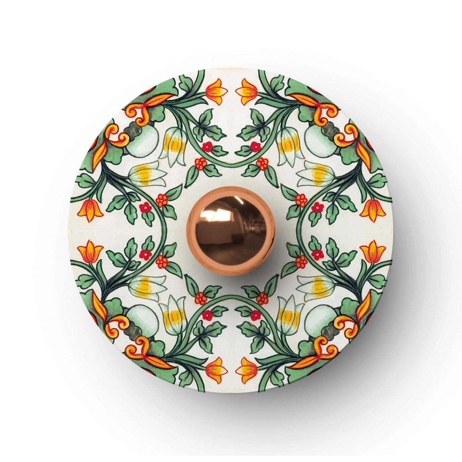 Mini ploché stínidlo Ellepì 'Maioliche' - Průměr 240 mm, Materiál Dibond®