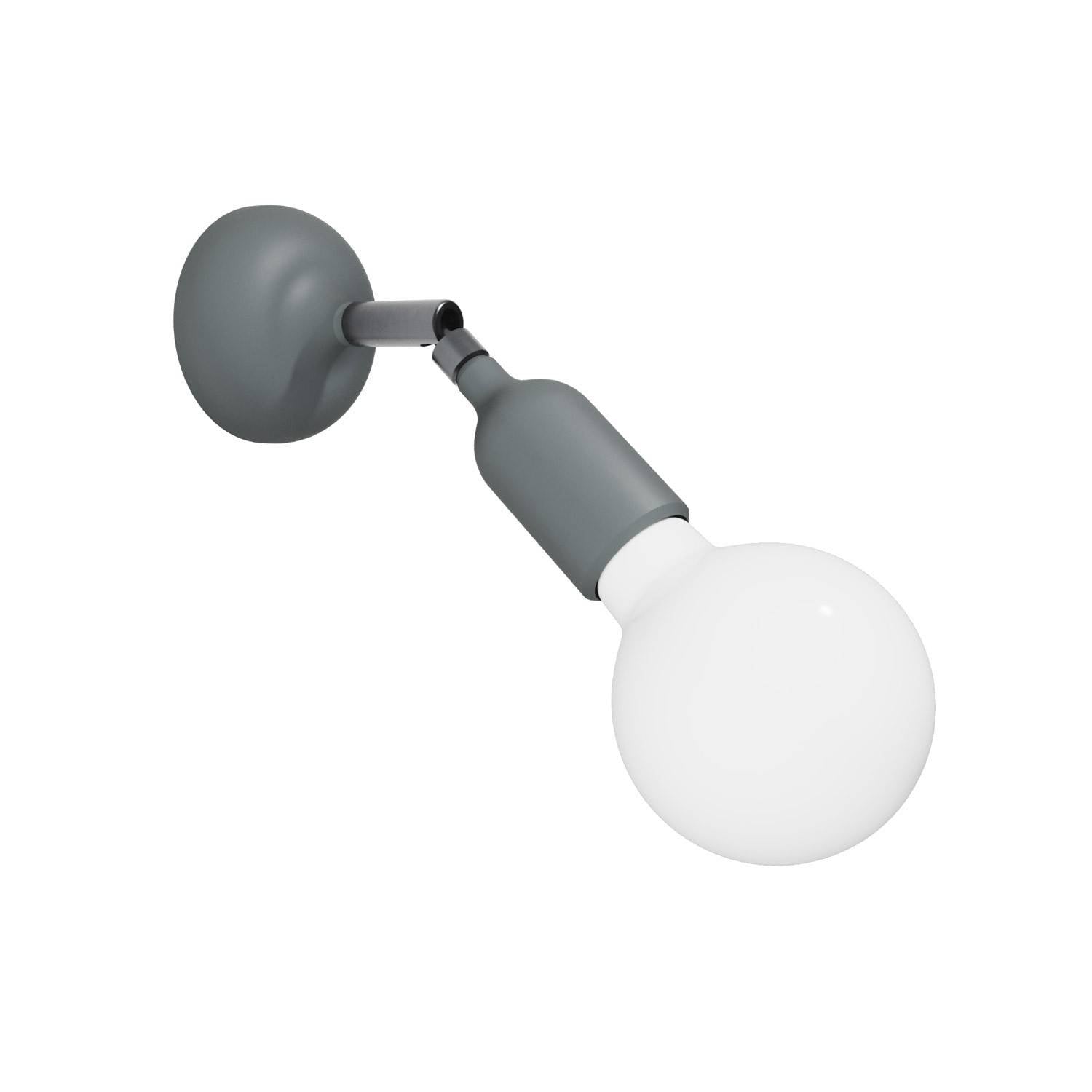 Silikónová lampa Fermaluce s kloubem, průměr 88 mm, max. 53 W, stmívatelná