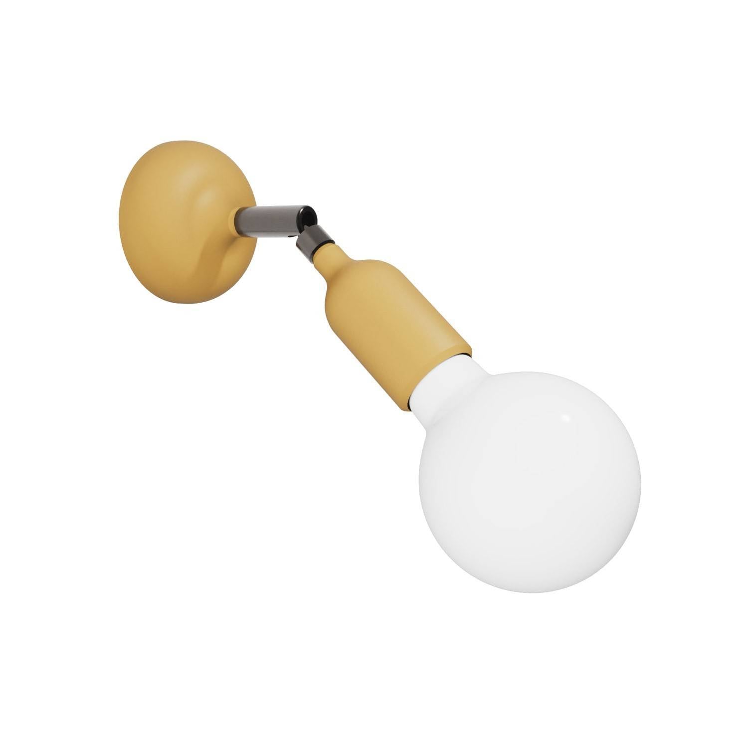 Silikónová lampa Fermaluce s kloubem, průměr 88 mm, max. 53 W, stmívatelná