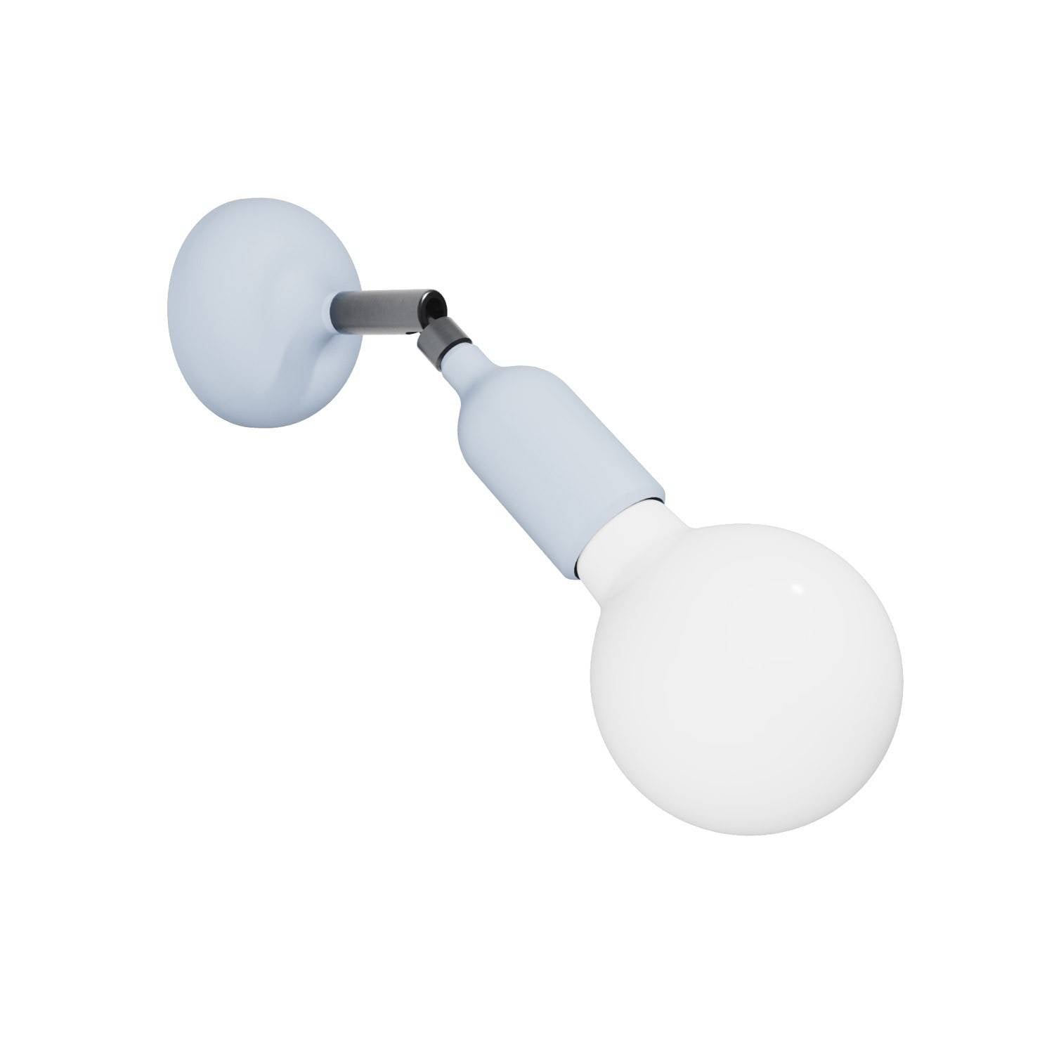 Silikónová lampa Fermaluce s kloubem, průměr 88 mm, max. 53 W, stmívatelná