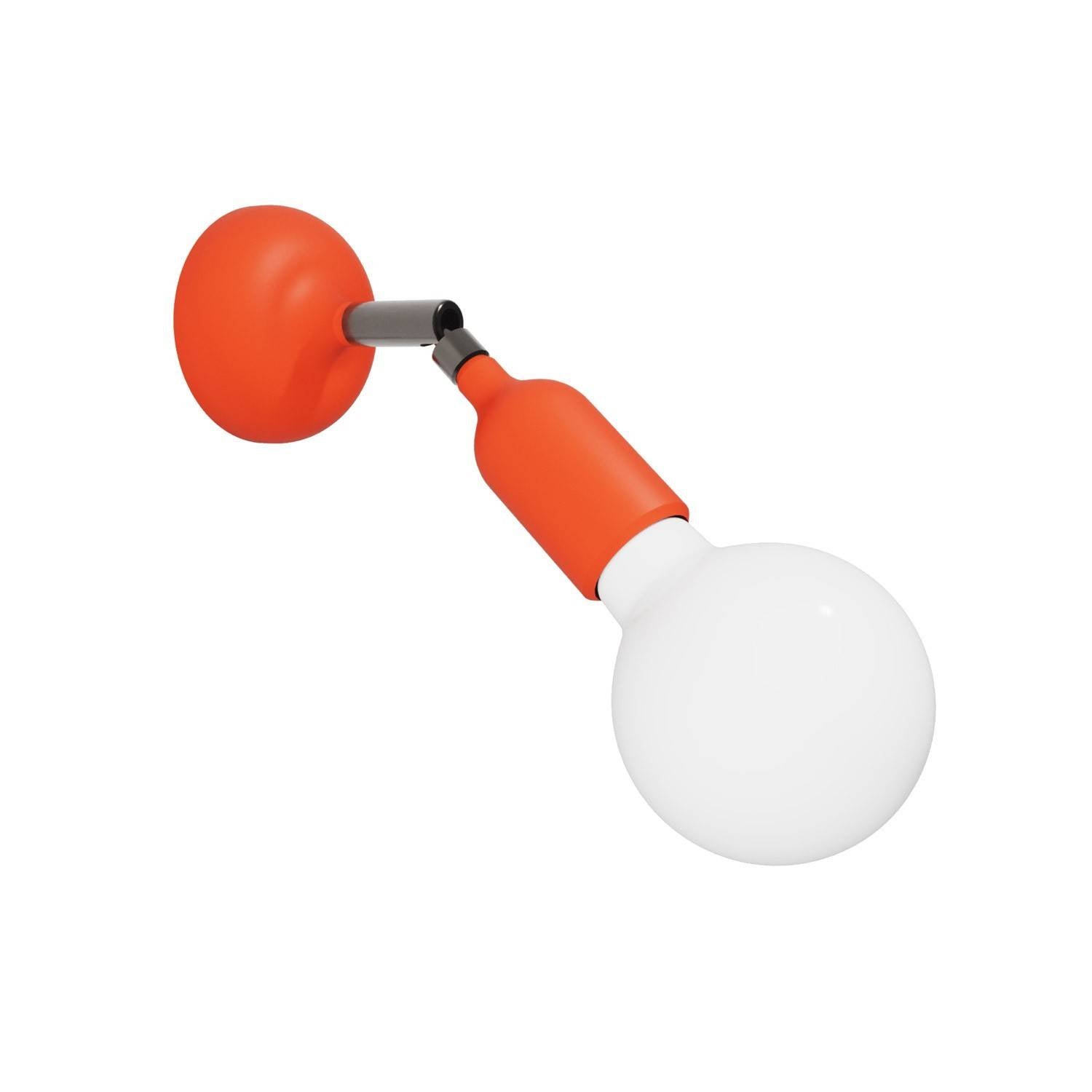 Silikónová lampa Fermaluce s kloubem, průměr 88 mm, max. 53 W, stmívatelná