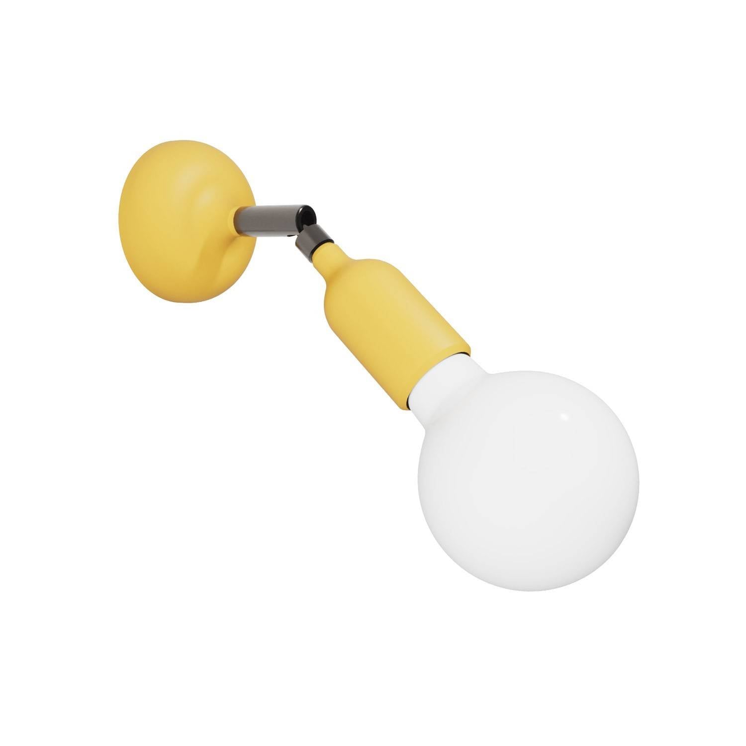 Silikónová lampa Fermaluce s kloubem, průměr 88 mm, max. 53 W, stmívatelná