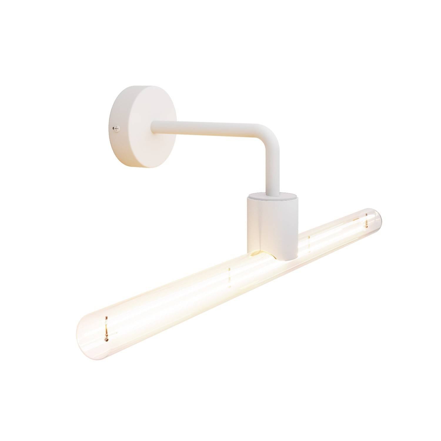 Kovové nástěnné svítidlo Esse14 s L-nástavcem, průměr 8,3 cm, max 20W LED