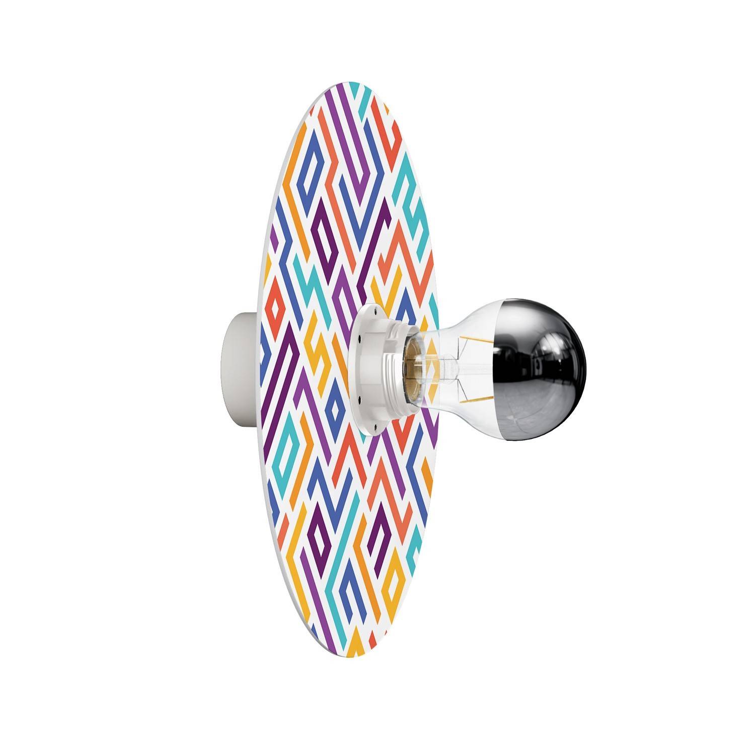 Nástěnné/stropní svítidlo "Kaleidoskop" - květinový vzor, IP44, 660 lumenů