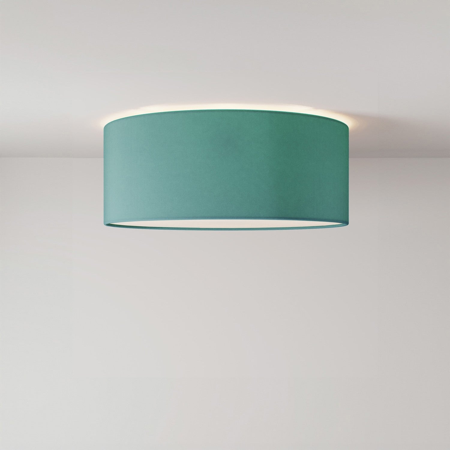 Stropní lampa z látky Malá, průměr 38 cm, E27 max 15W LED