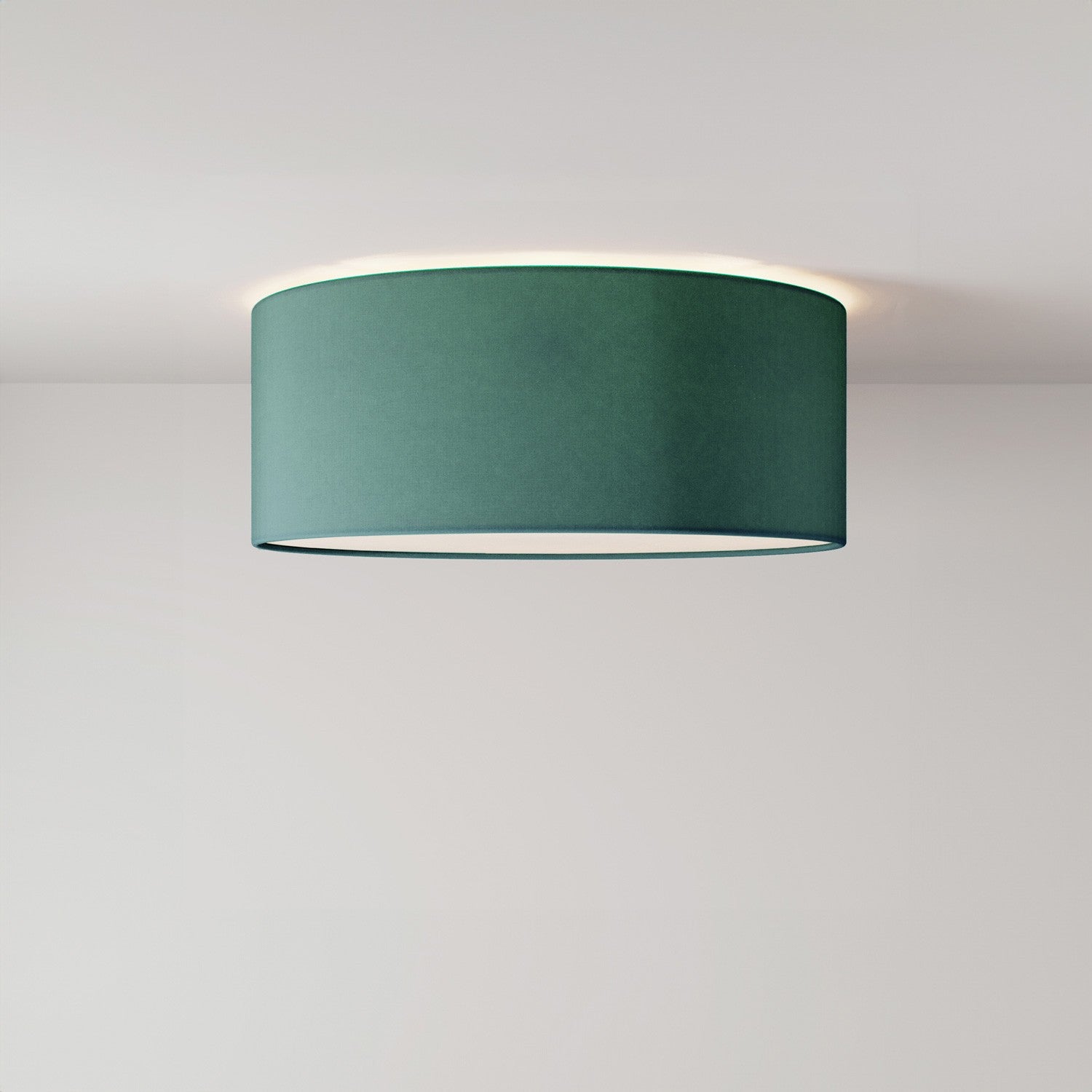 Stropní lampa z látky Malá, průměr 38 cm, E27 max 15W LED