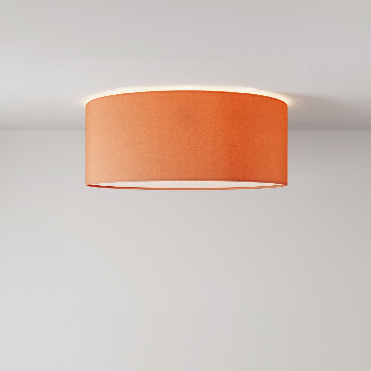 Stropní lampa z látky Malá, průměr 38 cm, E27 max 15W LED