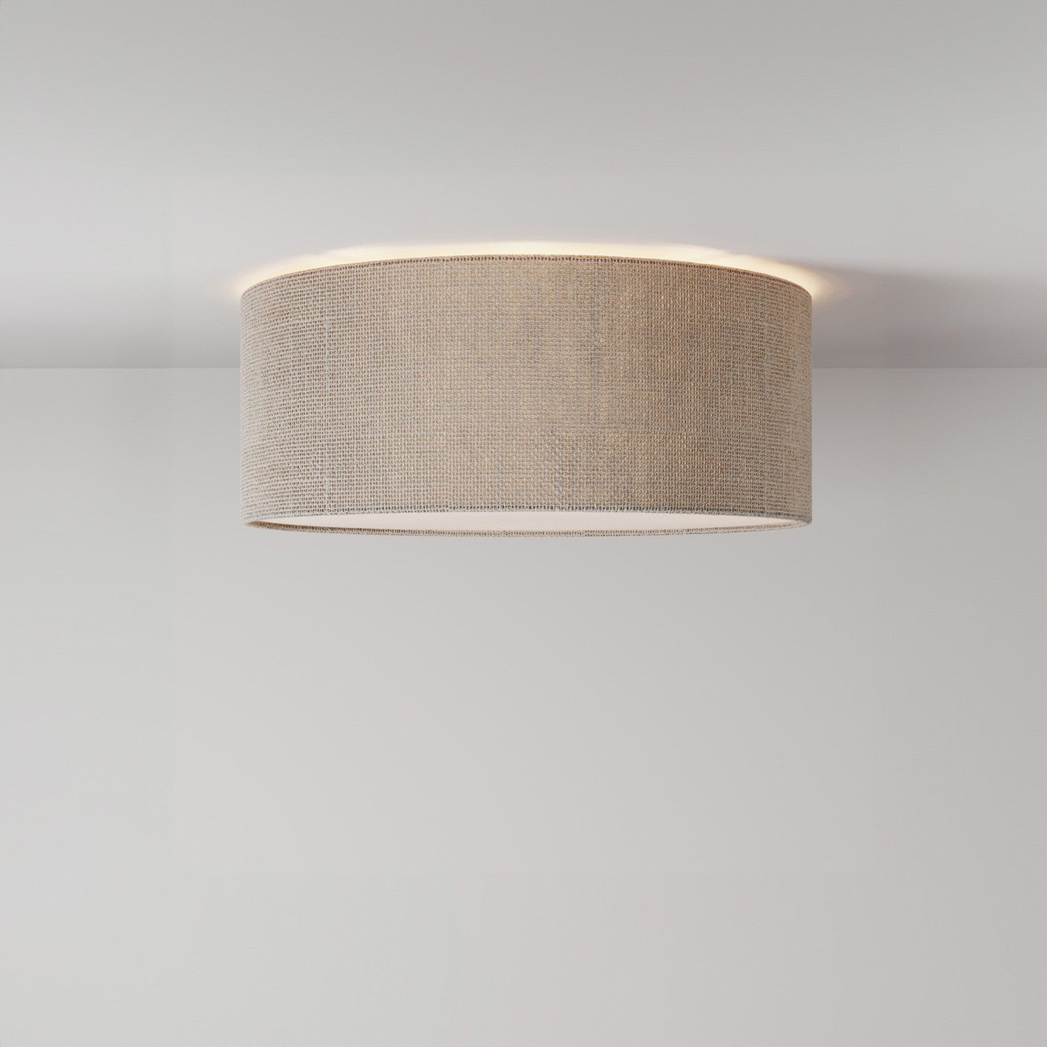 Stropní lampa z látky Malá, průměr 38 cm, E27 max 15W LED