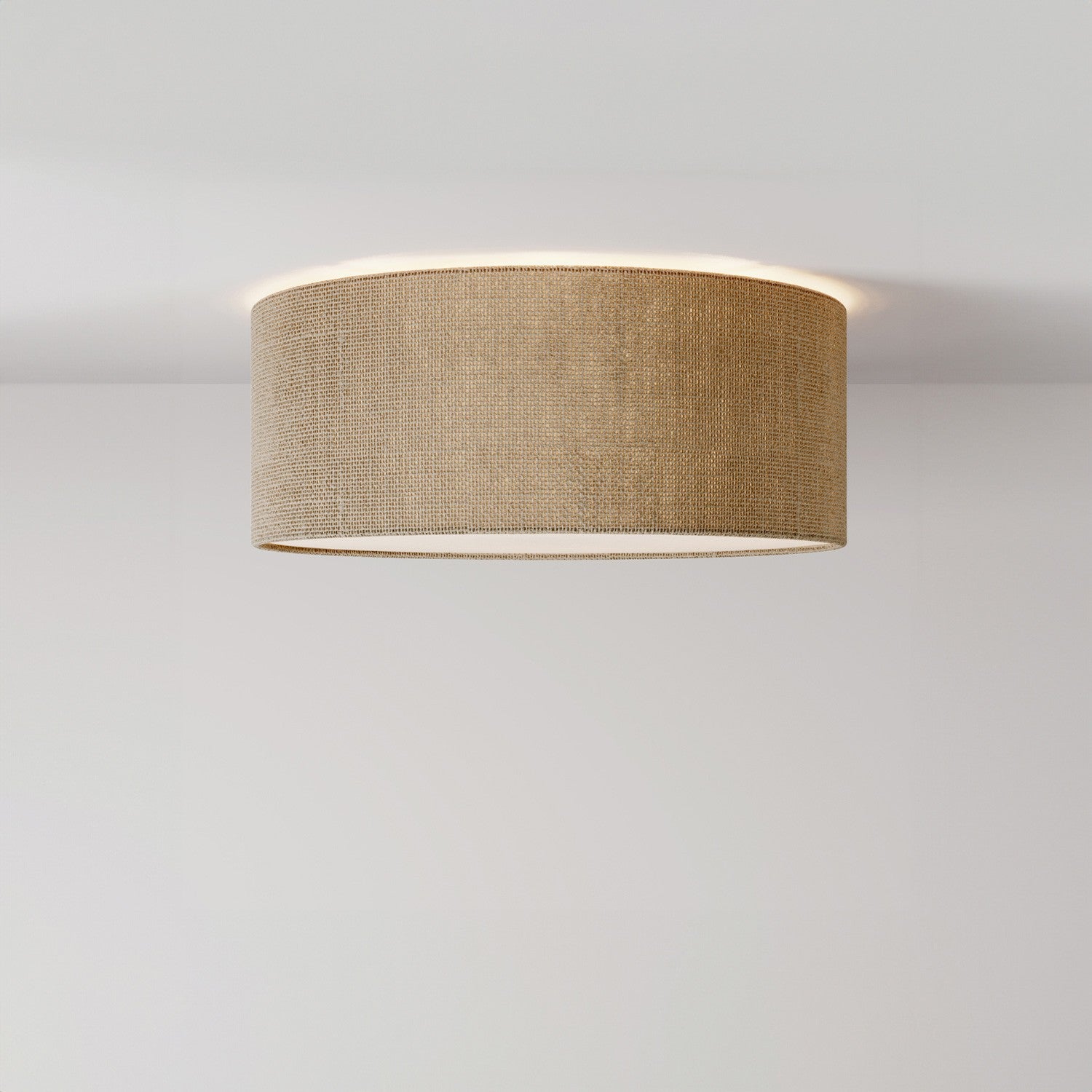 Stropní lampa z látky Malá, průměr 38 cm, E27 max 15W LED