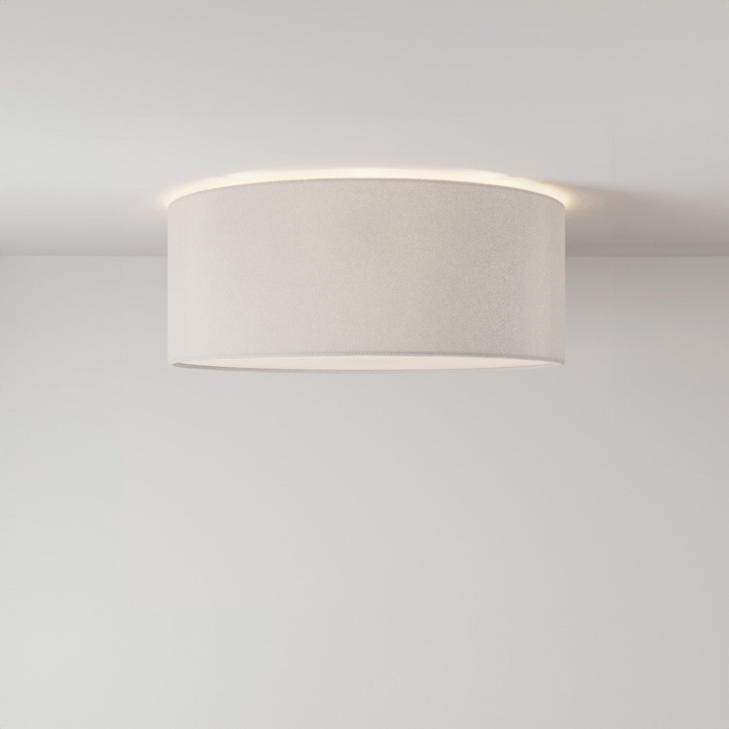 Stropní lampa z látky Malá, průměr 38 cm, E27 max 15W LED