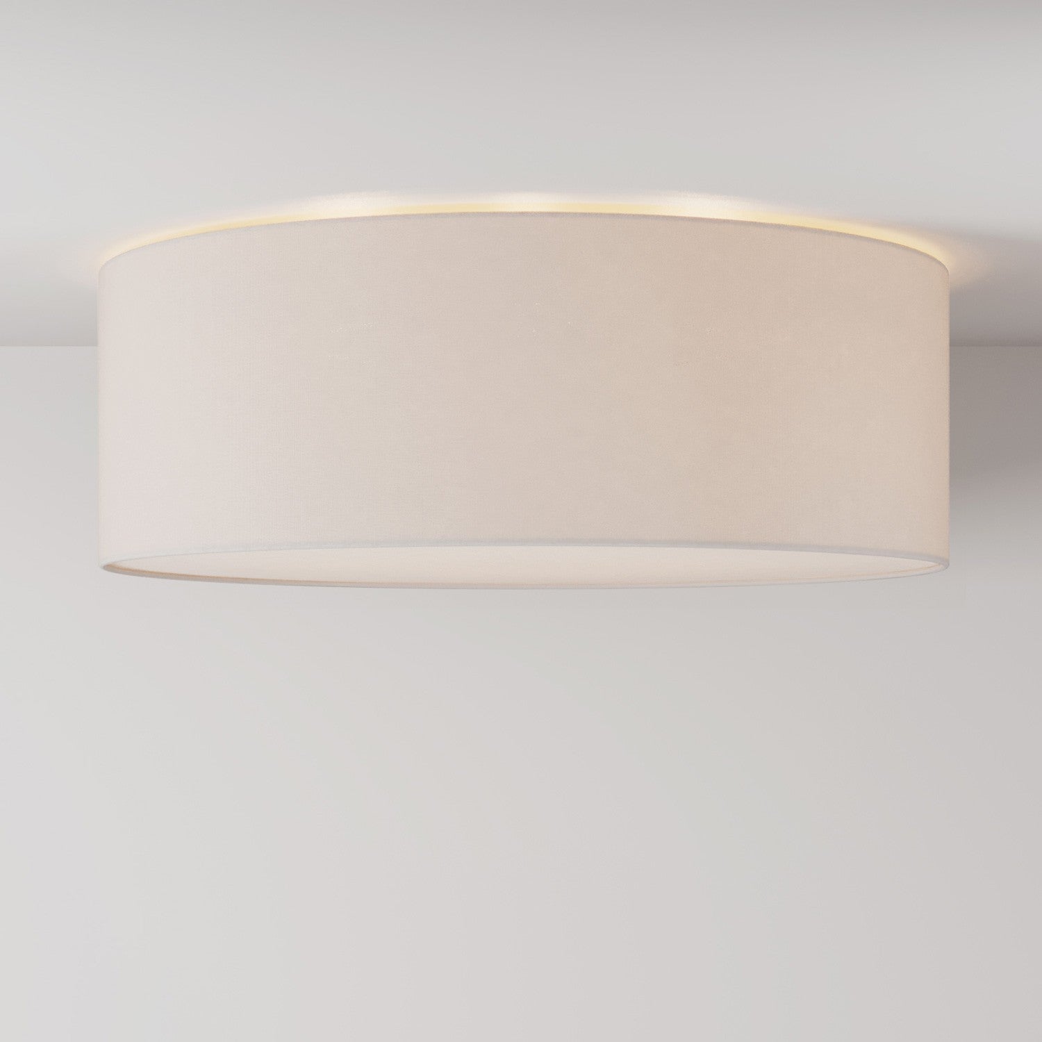 Velké textilní stropní svítidlo průměr 58 cm, výška 20 cm, E27 max 15W LED