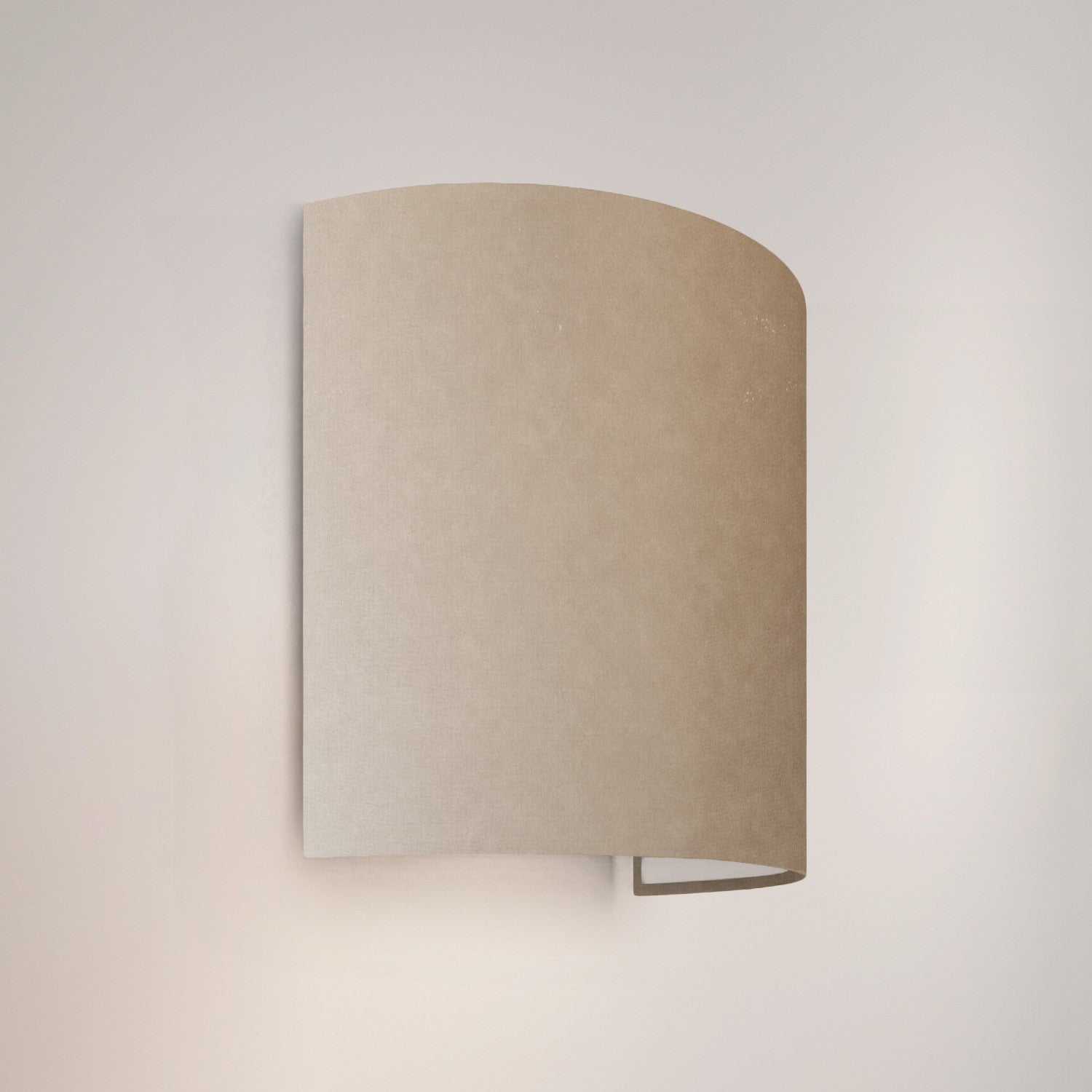 Nástěnné svítidlo s textilním stínidlem, 25 cm, 460 lumenů