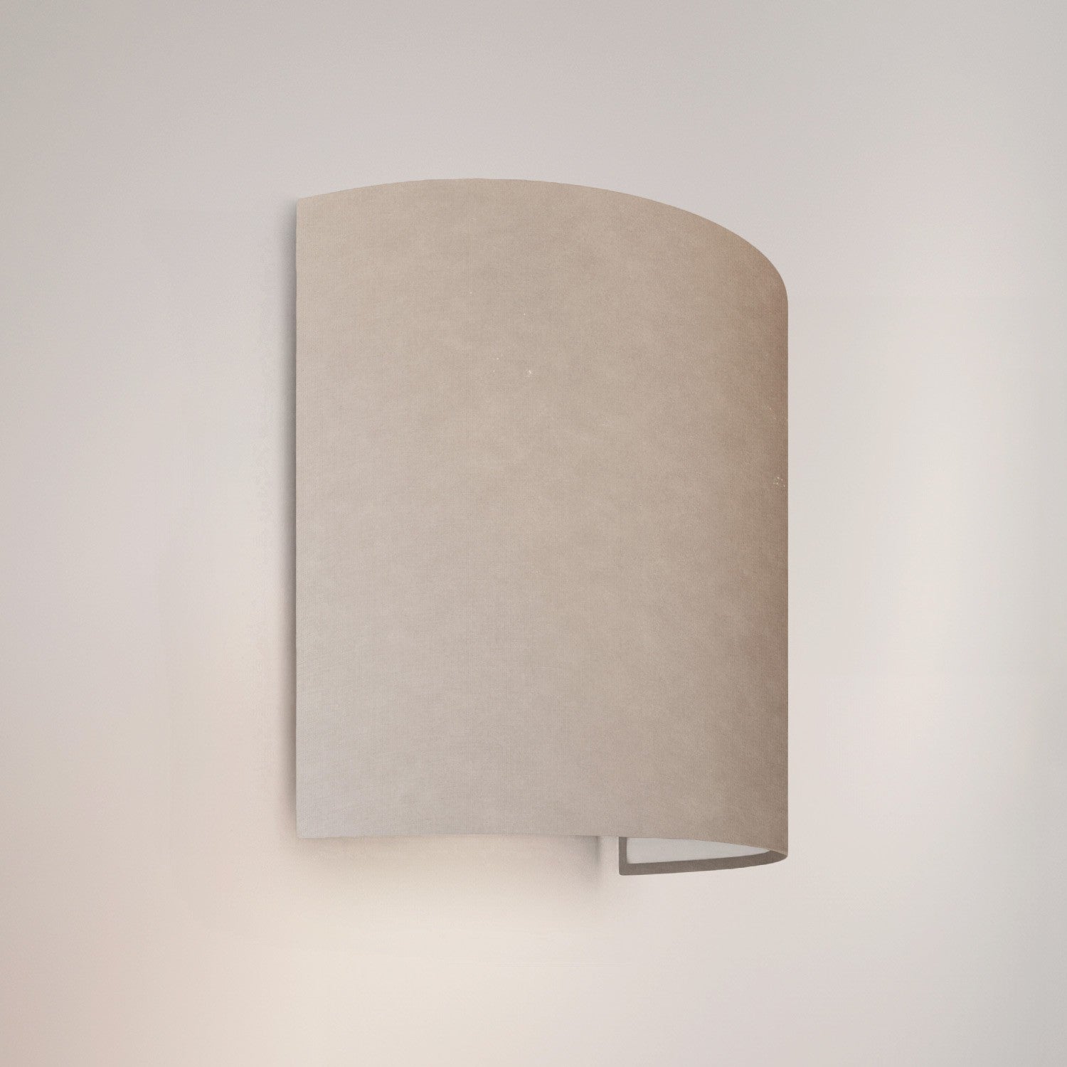 Nástěnné svítidlo s textilním stínidlem, 25 cm, 460 lumenů