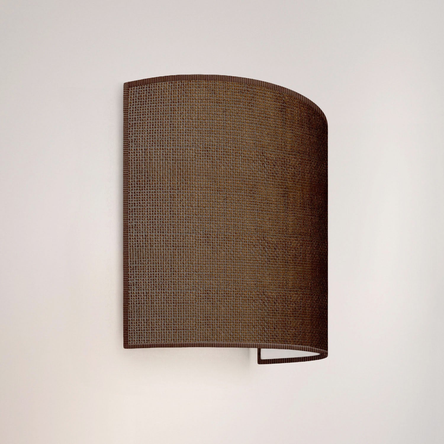 Nástěnné svítidlo s textilním stínidlem, 25 cm, 460 lumenů