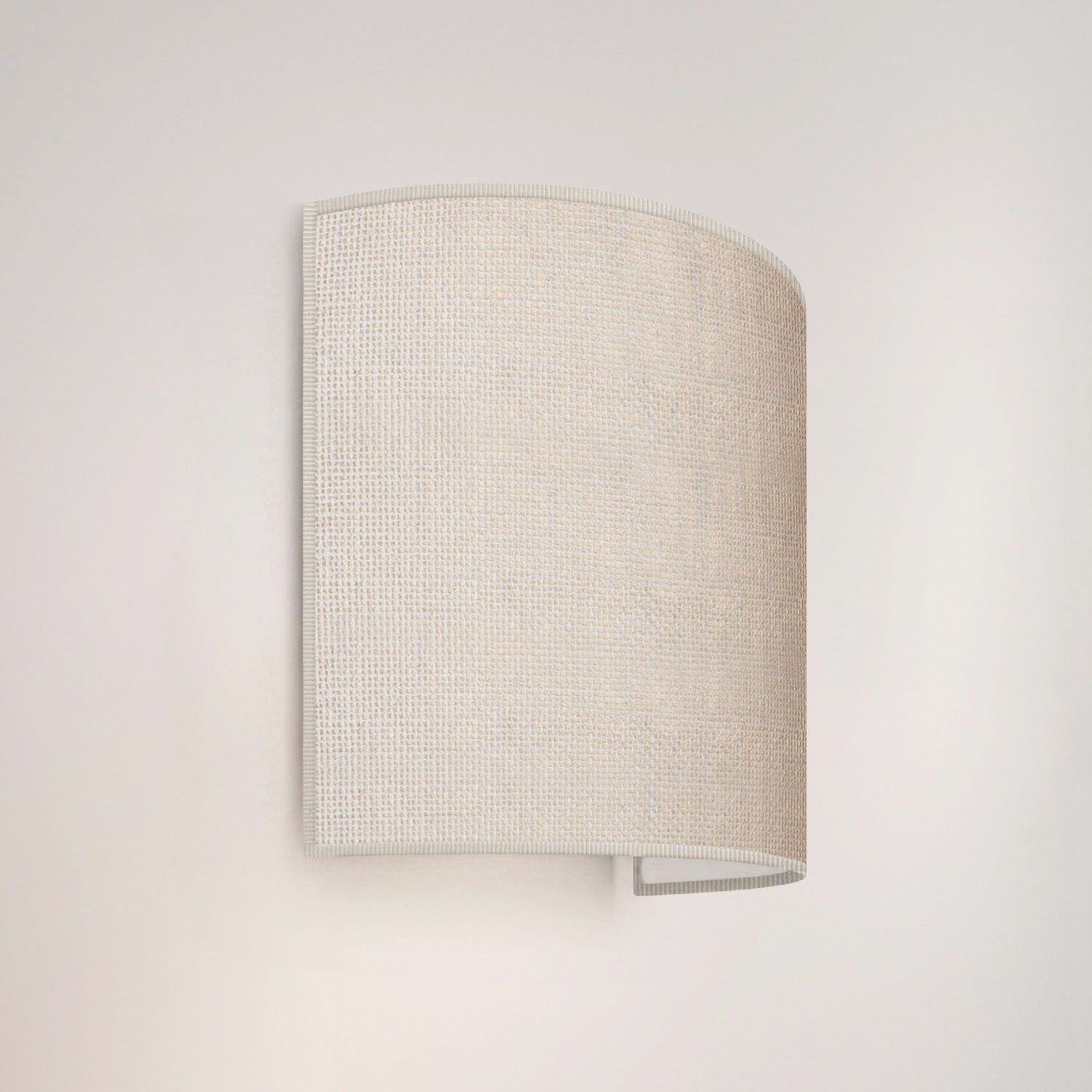 Nástěnné svítidlo s textilním stínidlem, 25 cm, 460 lumenů