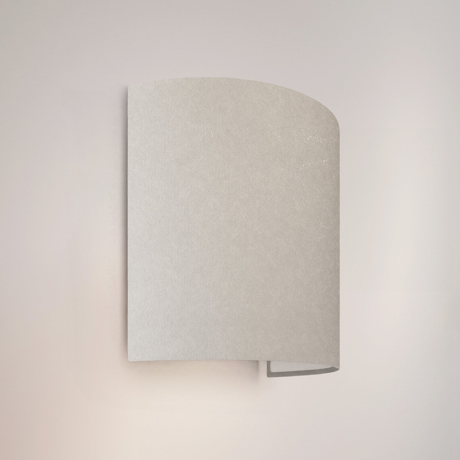 Nástěnné svítidlo s textilním stínidlem, 25 cm, 460 lumenů