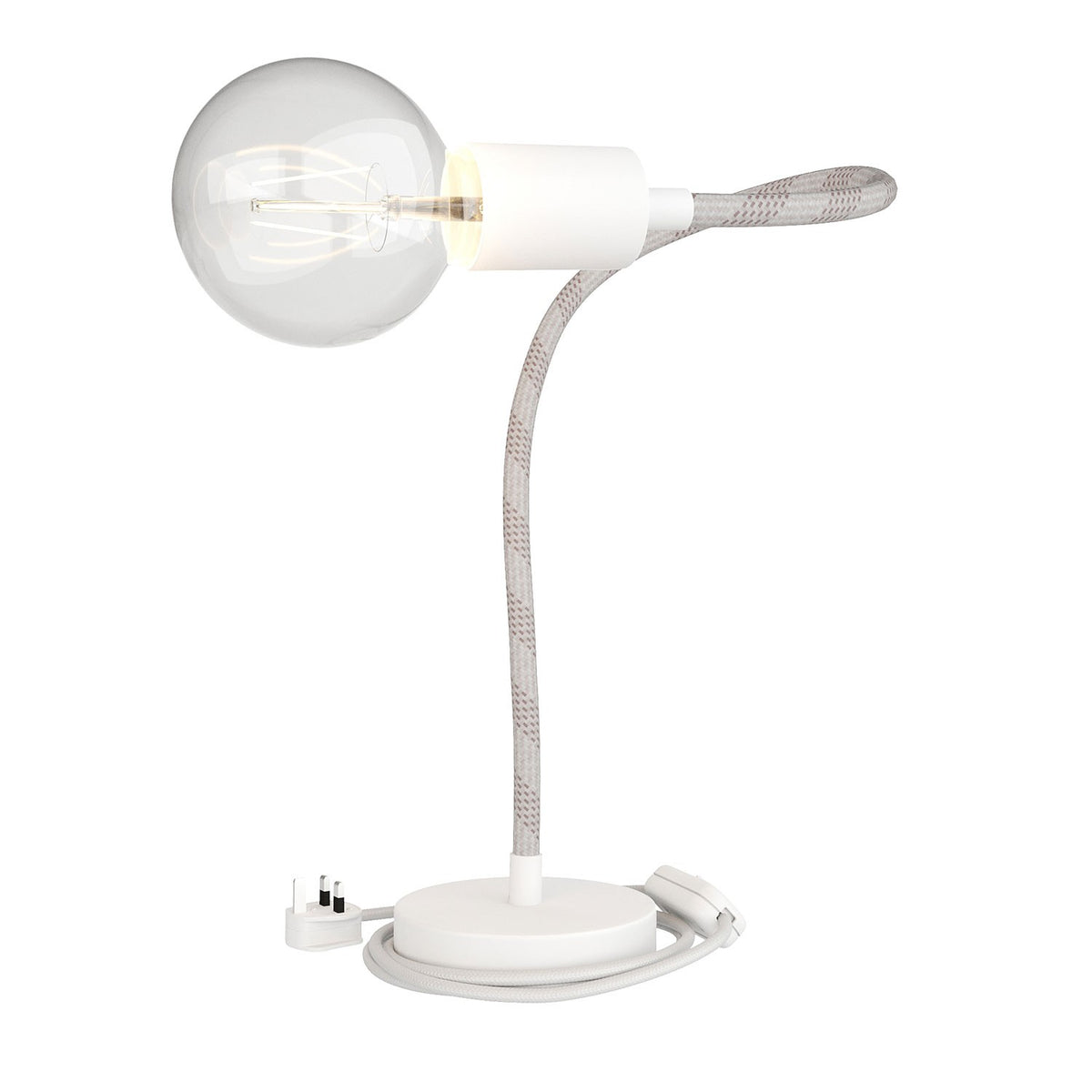 Flexibilní stolní lampička Flex, výška 60 cm, E27, max. 53 W