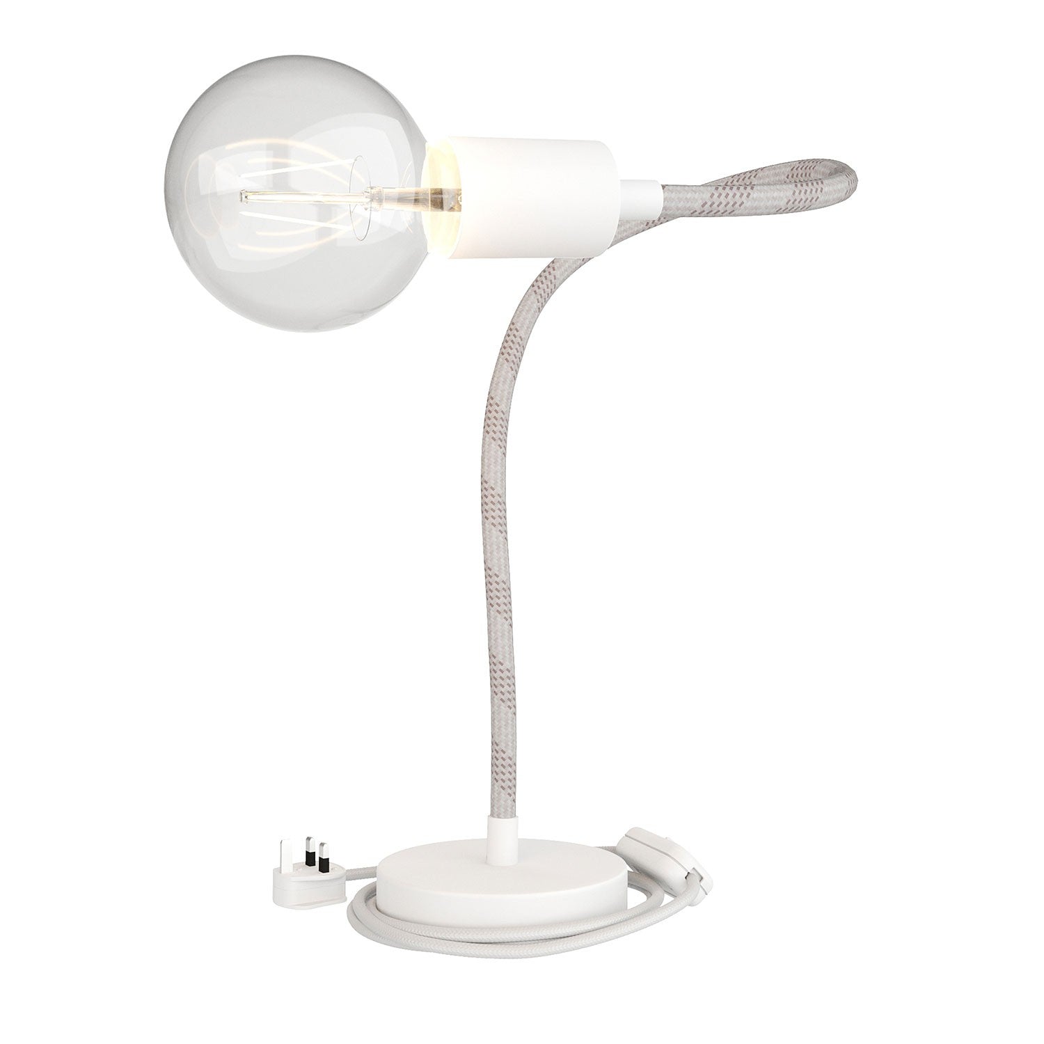 Flexibilní stolní lampička Flex, výška 60 cm, E27, max. 53 W