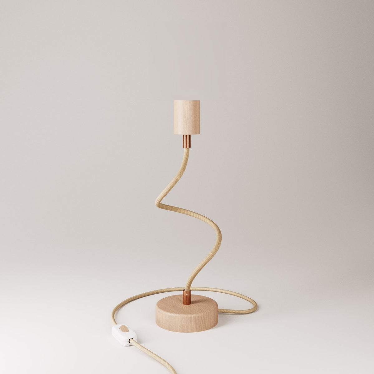 Dřevěná nastavitelná stolní lampa E27, max 70 W, 60 cm