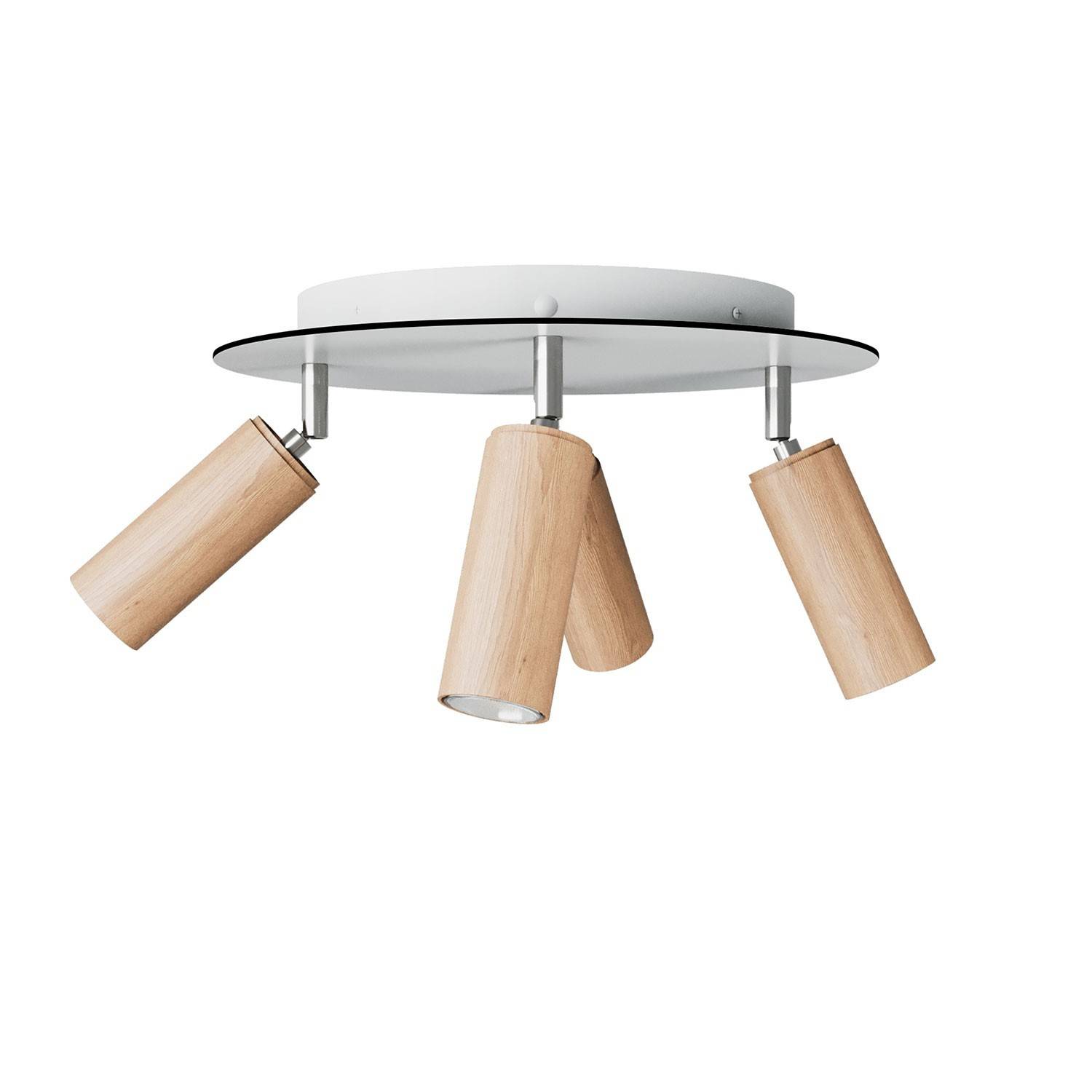 Kruhové bodové svítidlo Rose-One XXL s 4x E14 objímkami a 400mm stínidly Tub-E14