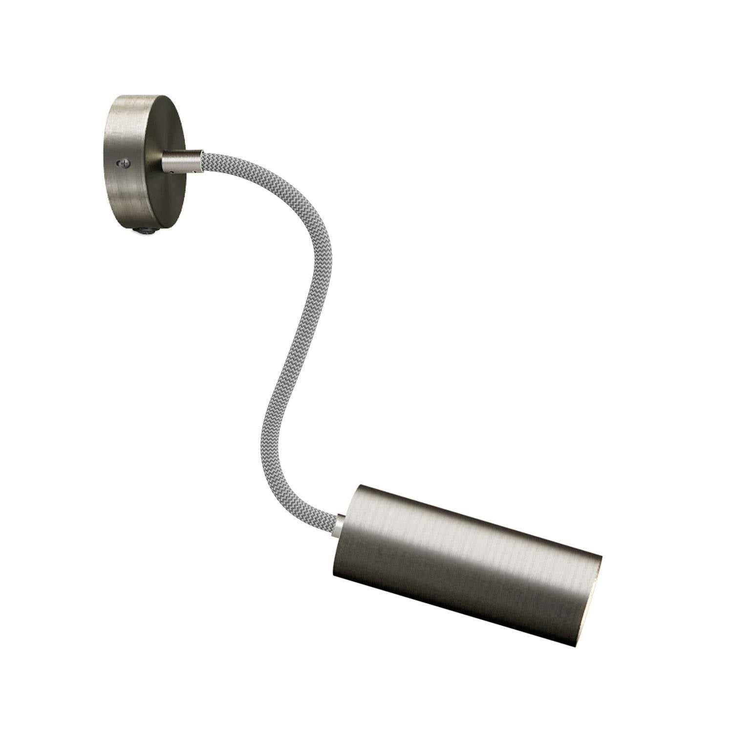 Fermaluce Flex 30 bodové svítidlo s metalovým stínidlem Ø 60 mm a vypínačem