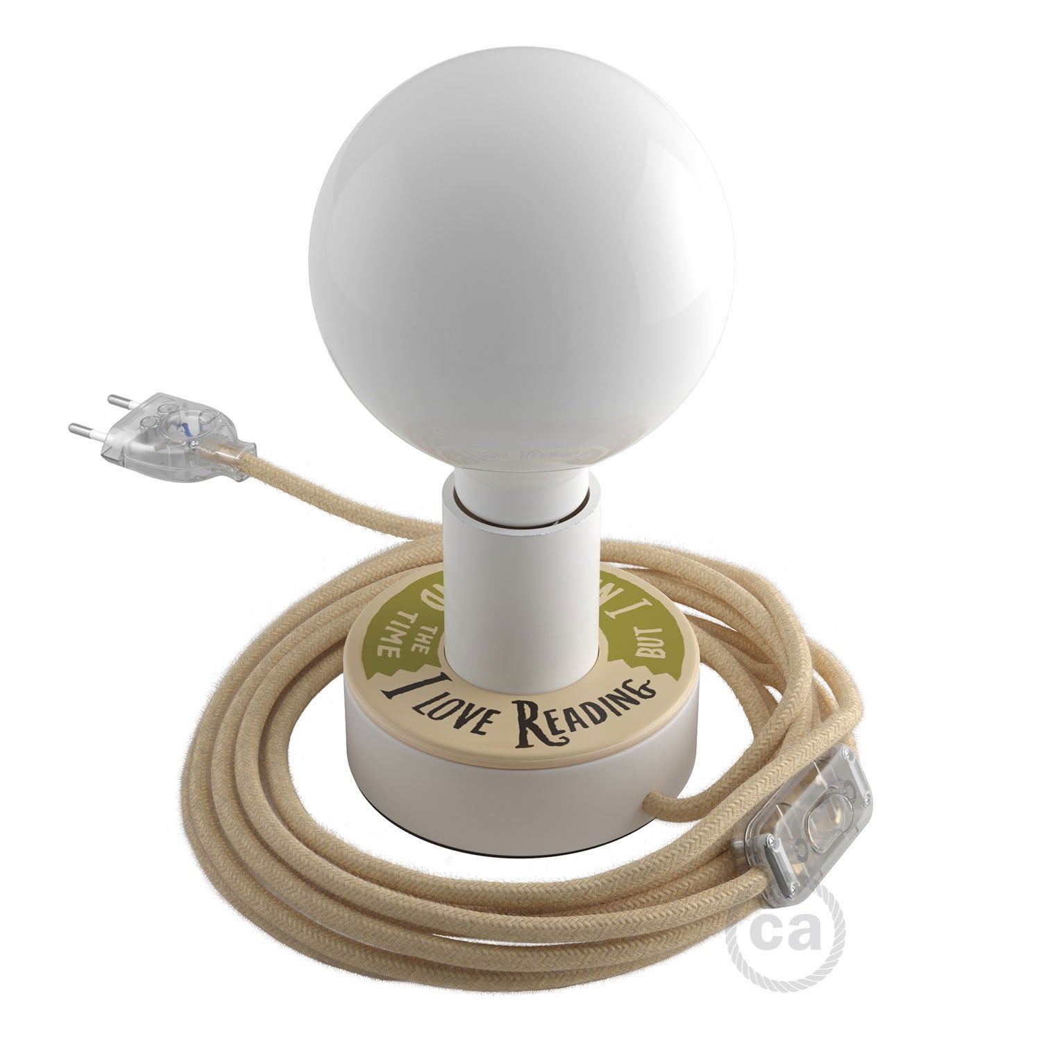 Dřevěná stolní lampa Posaluce MINI-UFO, průměr 12 cm, výkon 70 W