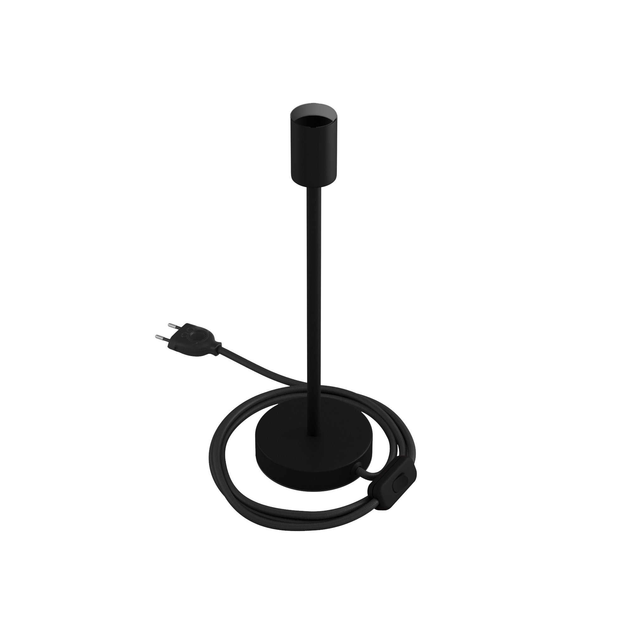 Alzaluce - kovová stolní lampa E27, výška 5-30 cm, průměr základny 12 cm