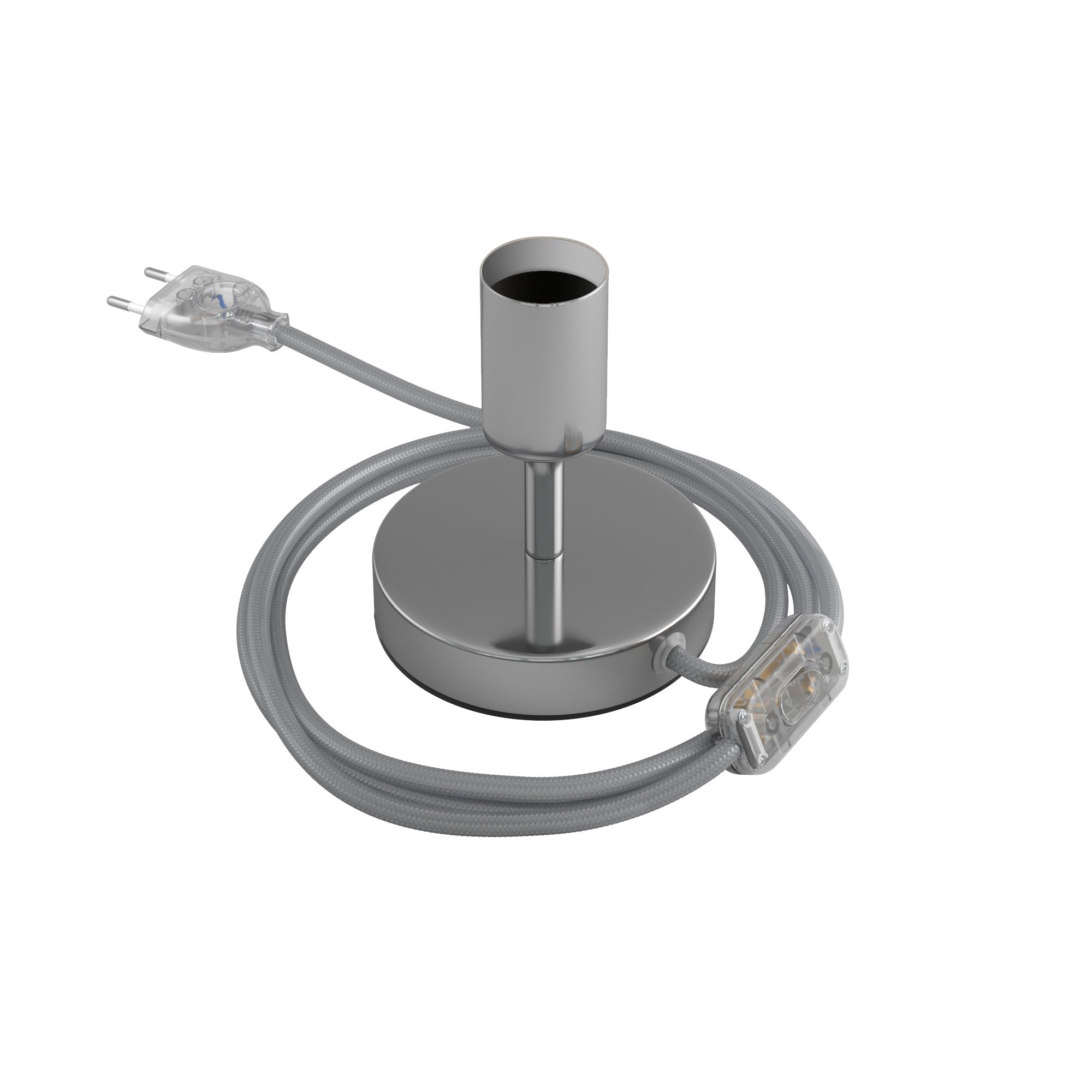 Alzaluce - kovová stolní lampa E27, výška 5-30 cm, průměr základny 12 cm