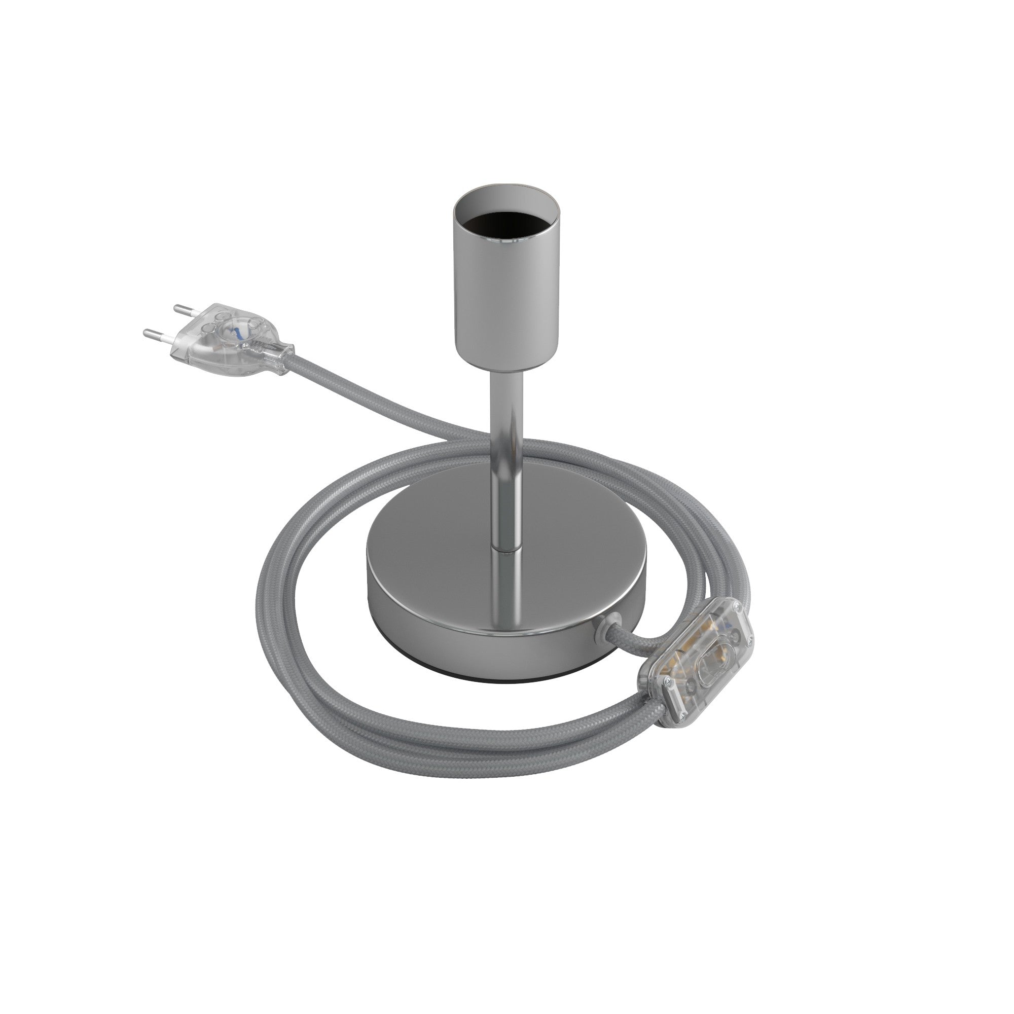Alzaluce - kovová stolní lampa E27, výška 5-30 cm, průměr základny 12 cm