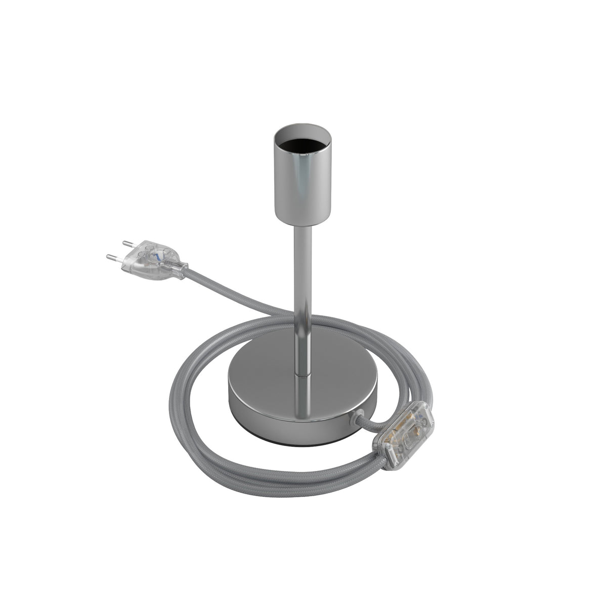 Alzaluce - kovová stolní lampa E27, výška 5-30 cm, průměr základny 12 cm