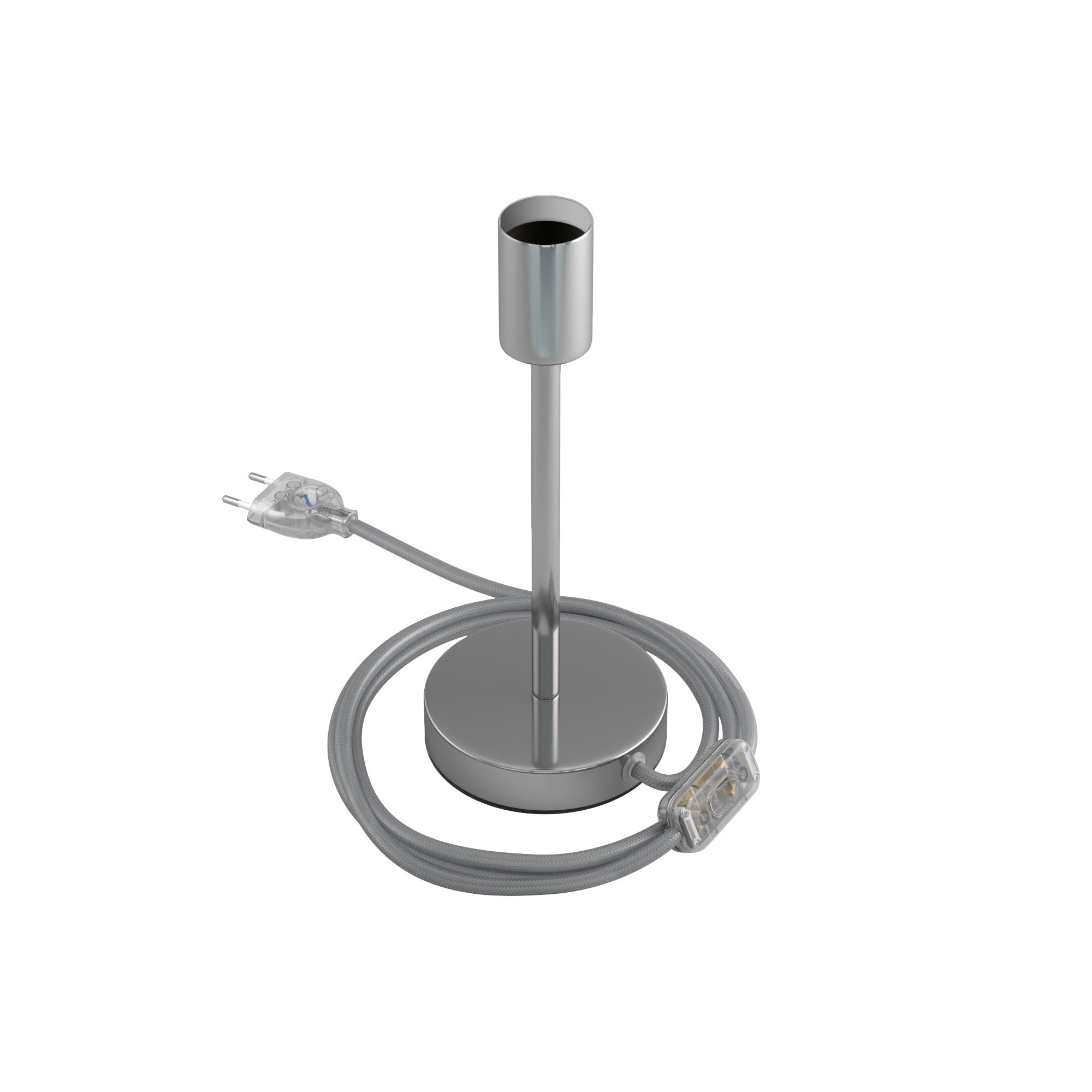 Alzaluce - kovová stolní lampa E27, výška 5-30 cm, průměr základny 12 cm
