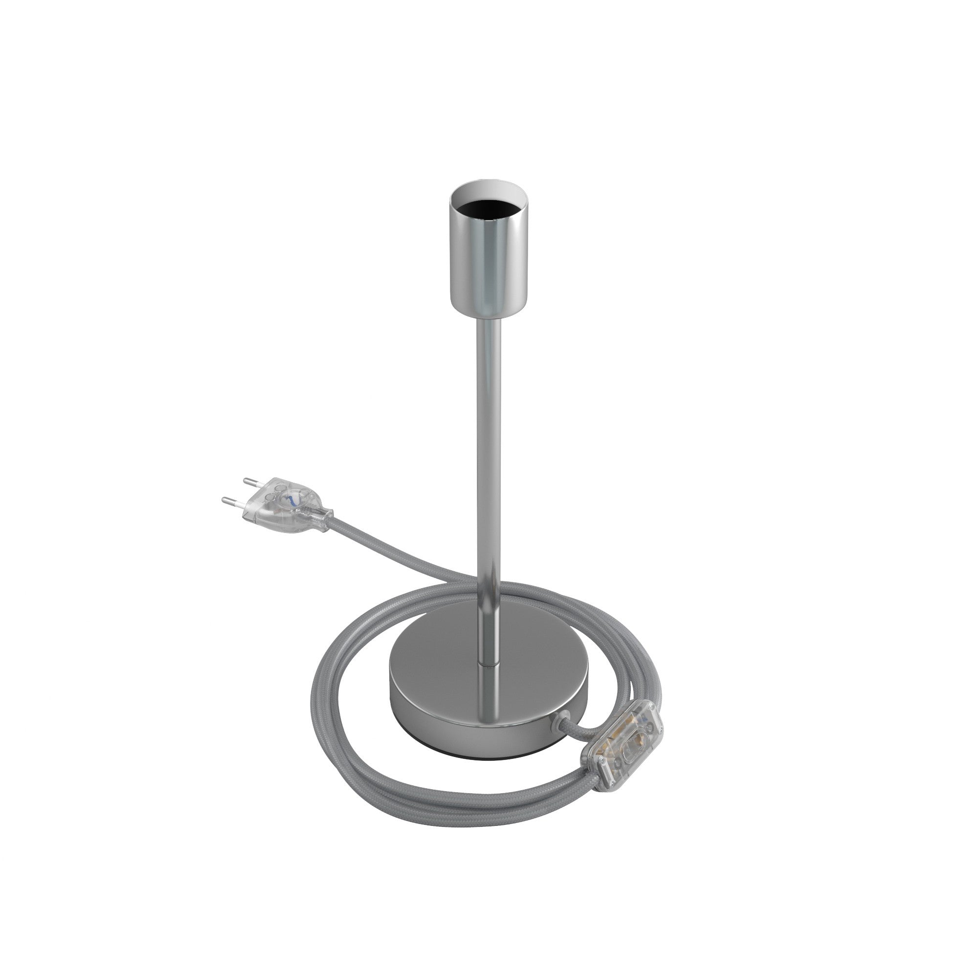 Alzaluce - kovová stolní lampa E27, výška 5-30 cm, průměr základny 12 cm