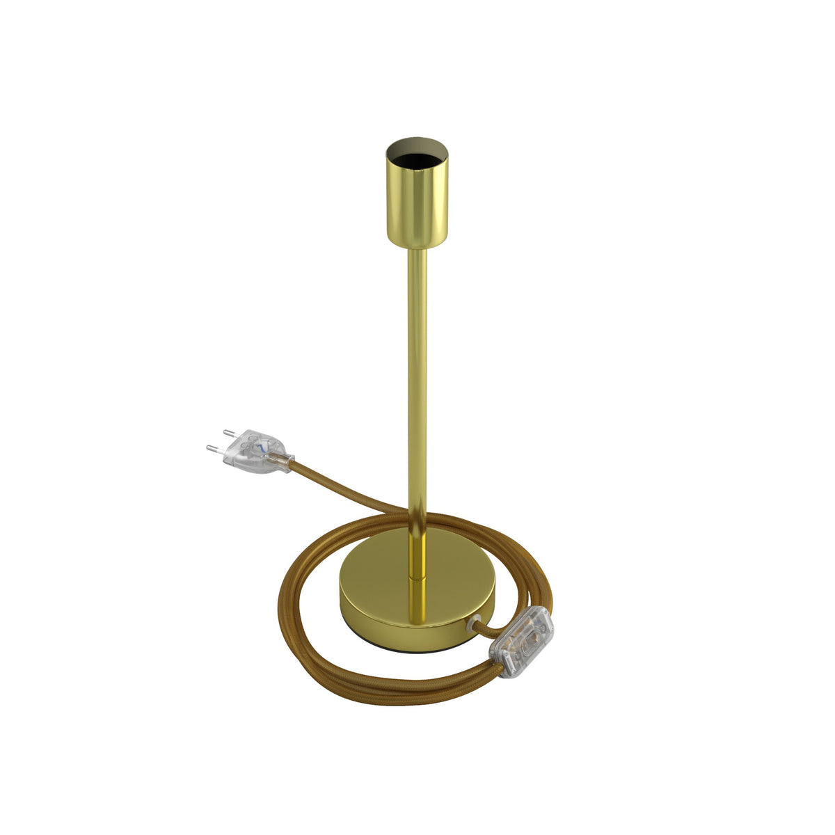 Alzaluce - kovová stolní lampa E27, výška 5-30 cm, průměr základny 12 cm