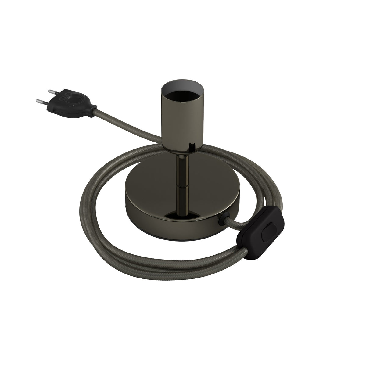 Alzaluce - kovová stolní lampa E27, výška 5-30 cm, průměr základny 12 cm