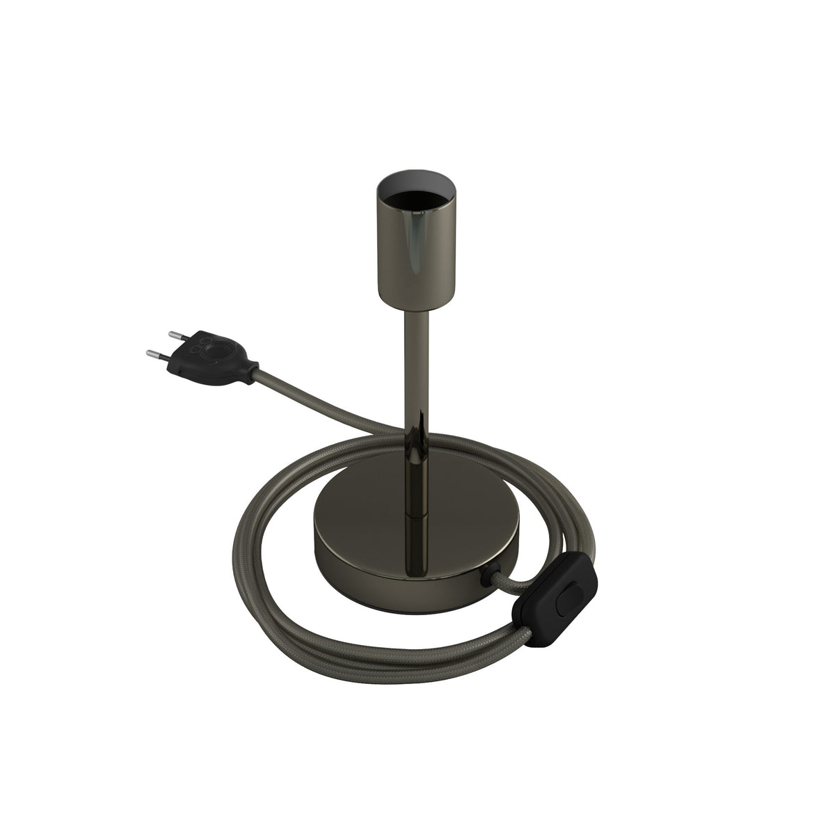 Alzaluce - kovová stolní lampa E27, výška 5-30 cm, průměr základny 12 cm