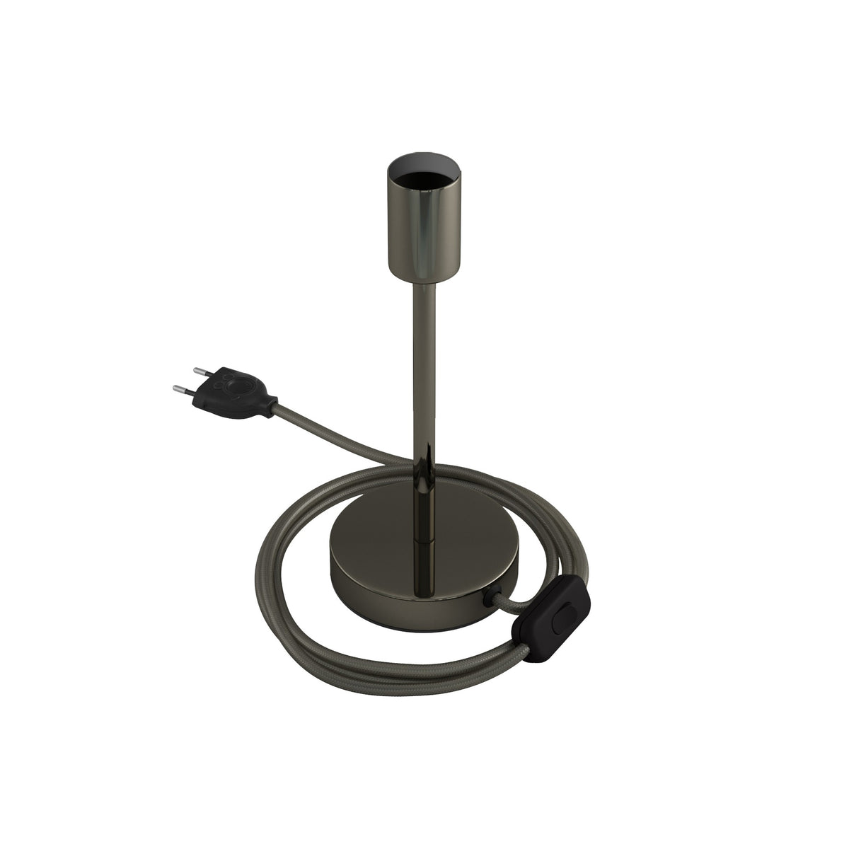 Alzaluce - kovová stolní lampa E27, výška 5-30 cm, průměr základny 12 cm