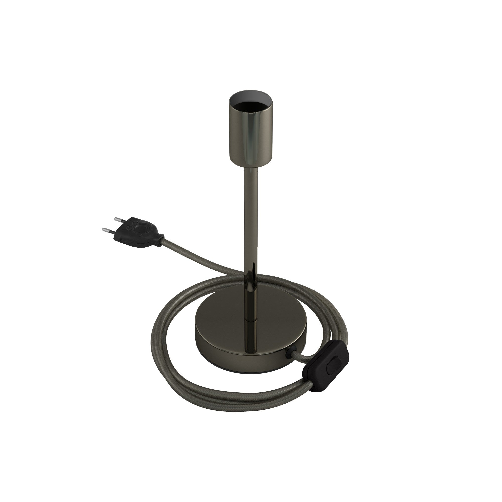 Alzaluce - kovová stolní lampa E27, výška 5-30 cm, průměr základny 12 cm